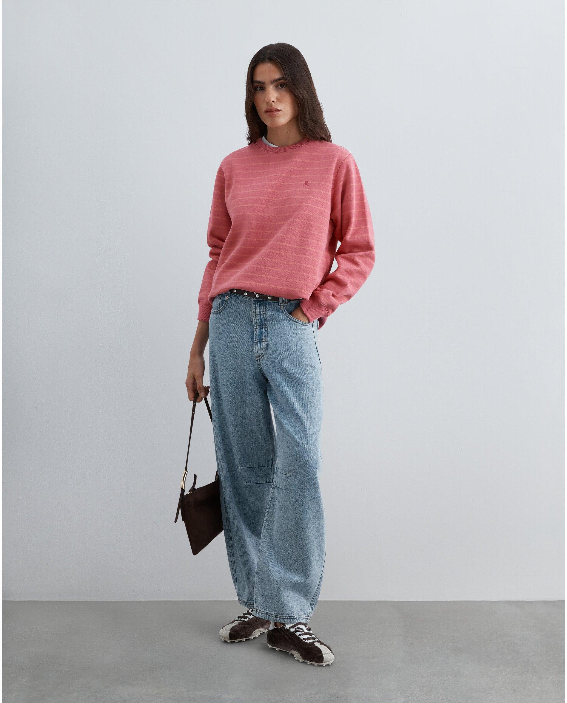 Imagem 0 de Sweatshirt em Algodão 100% Às Riscas