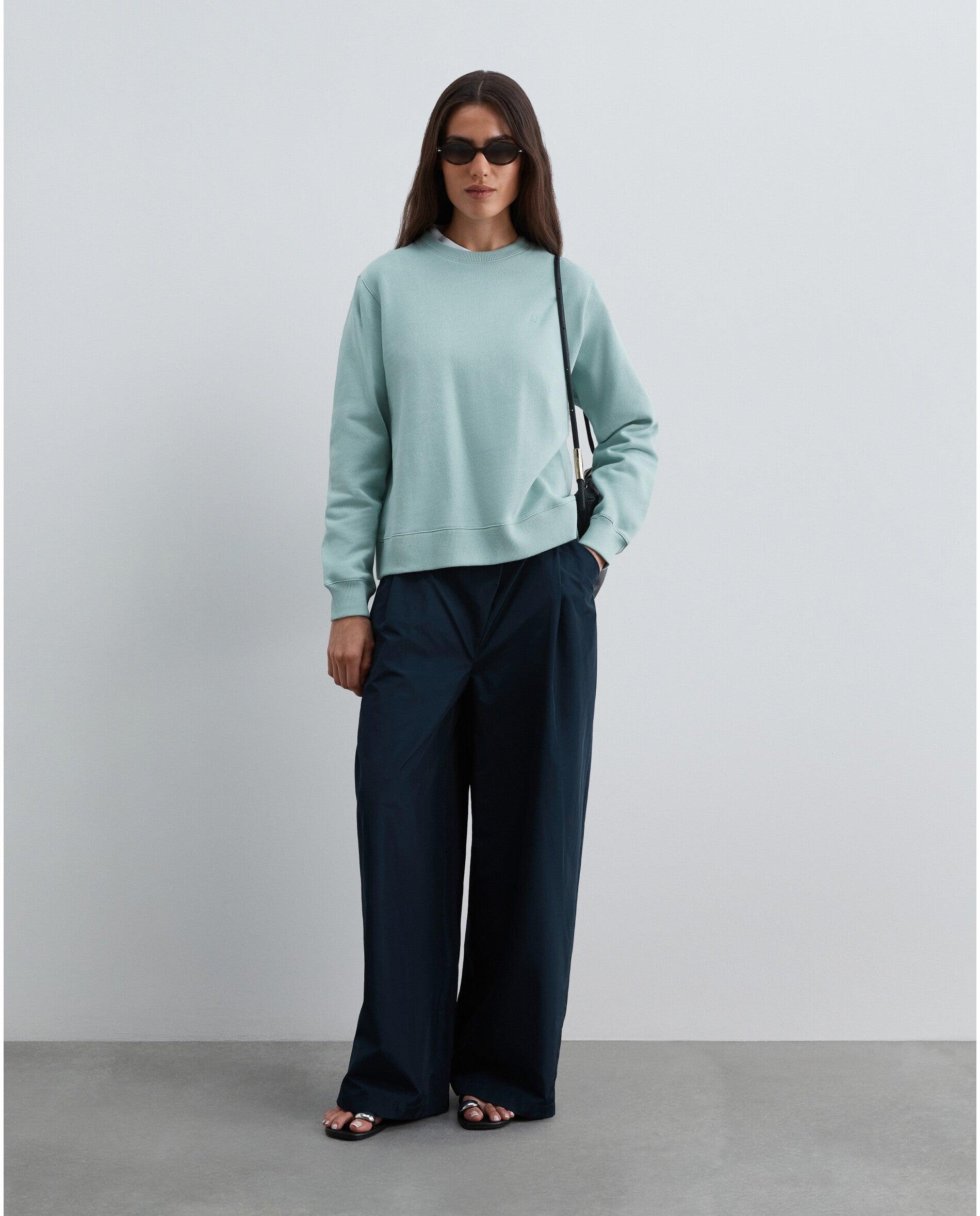 Imagem 0 de Sweatshirt 100% Algodão com Gola Redonda