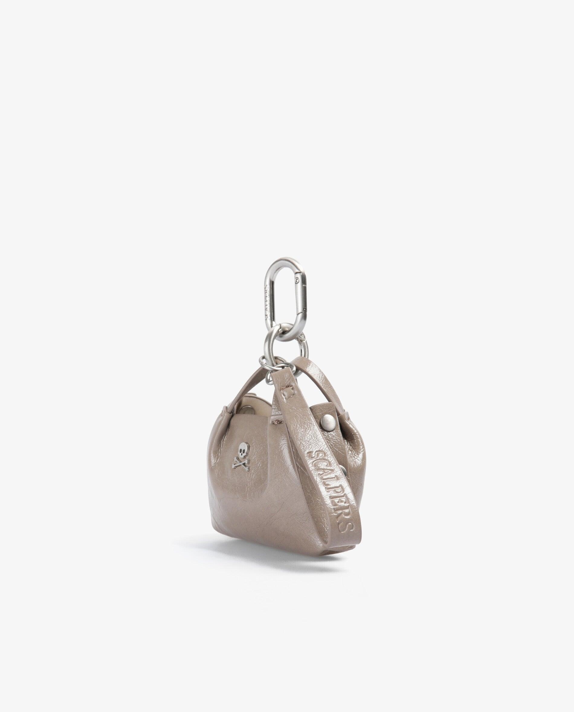 Charm de Mini Bolsos Efeito Pele Pedra-2