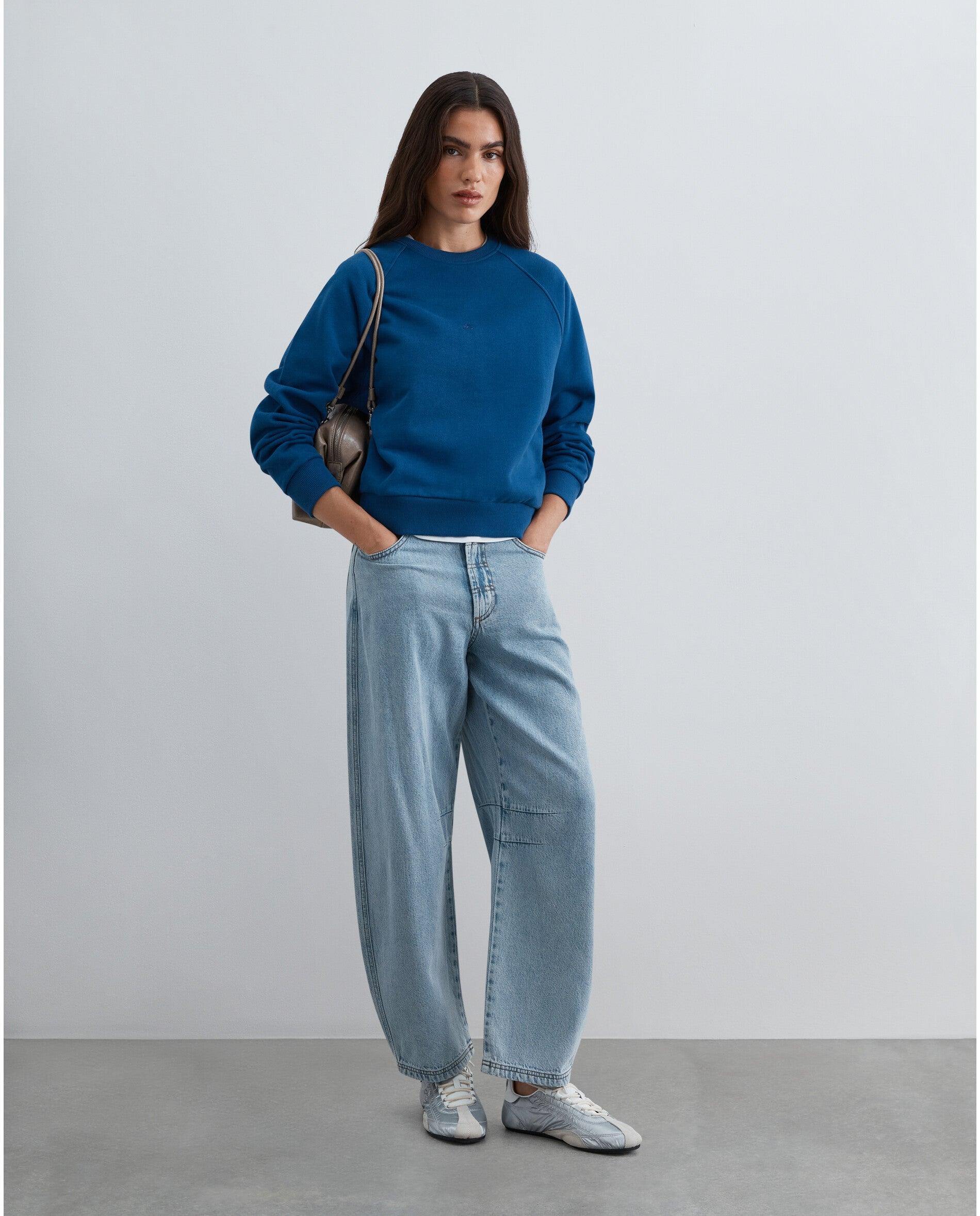 Imagem 0 de Sweatshirt Regular Fit com Gola Redonda