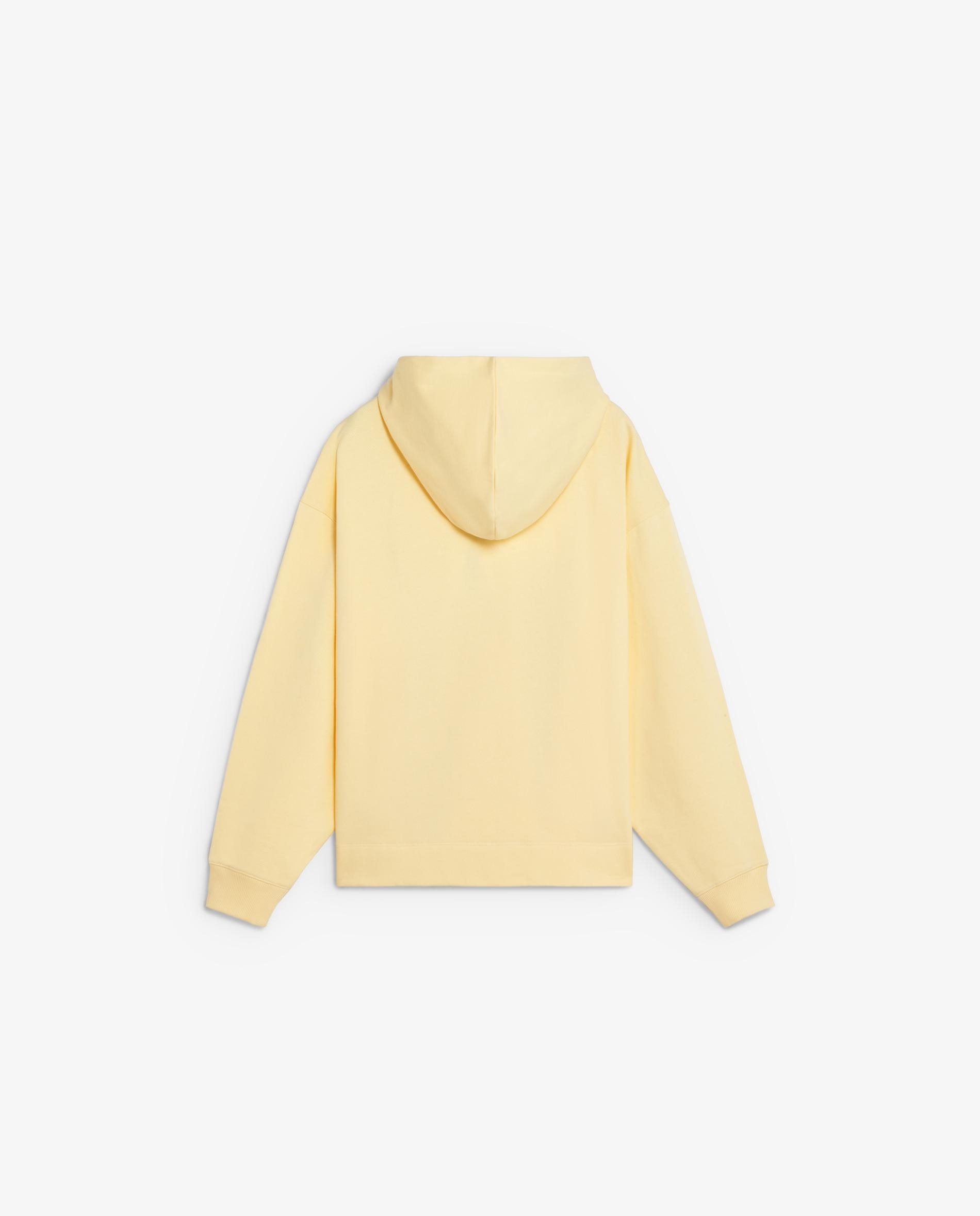 Sweatshirt Loose Fit com Capuz Amarelo-2