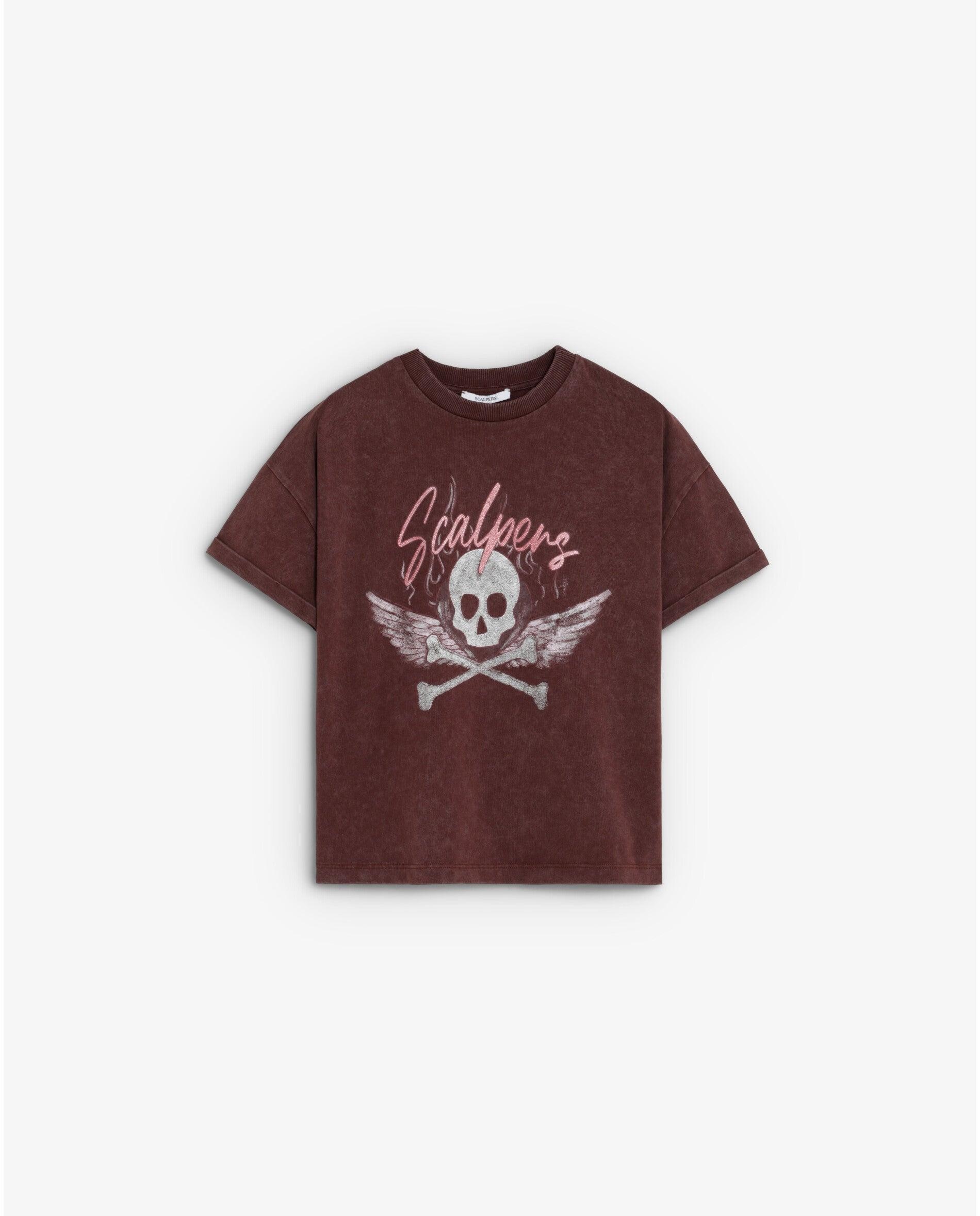 Imagem 0 de T-shirt Efeito Lavagem com Print Frontal