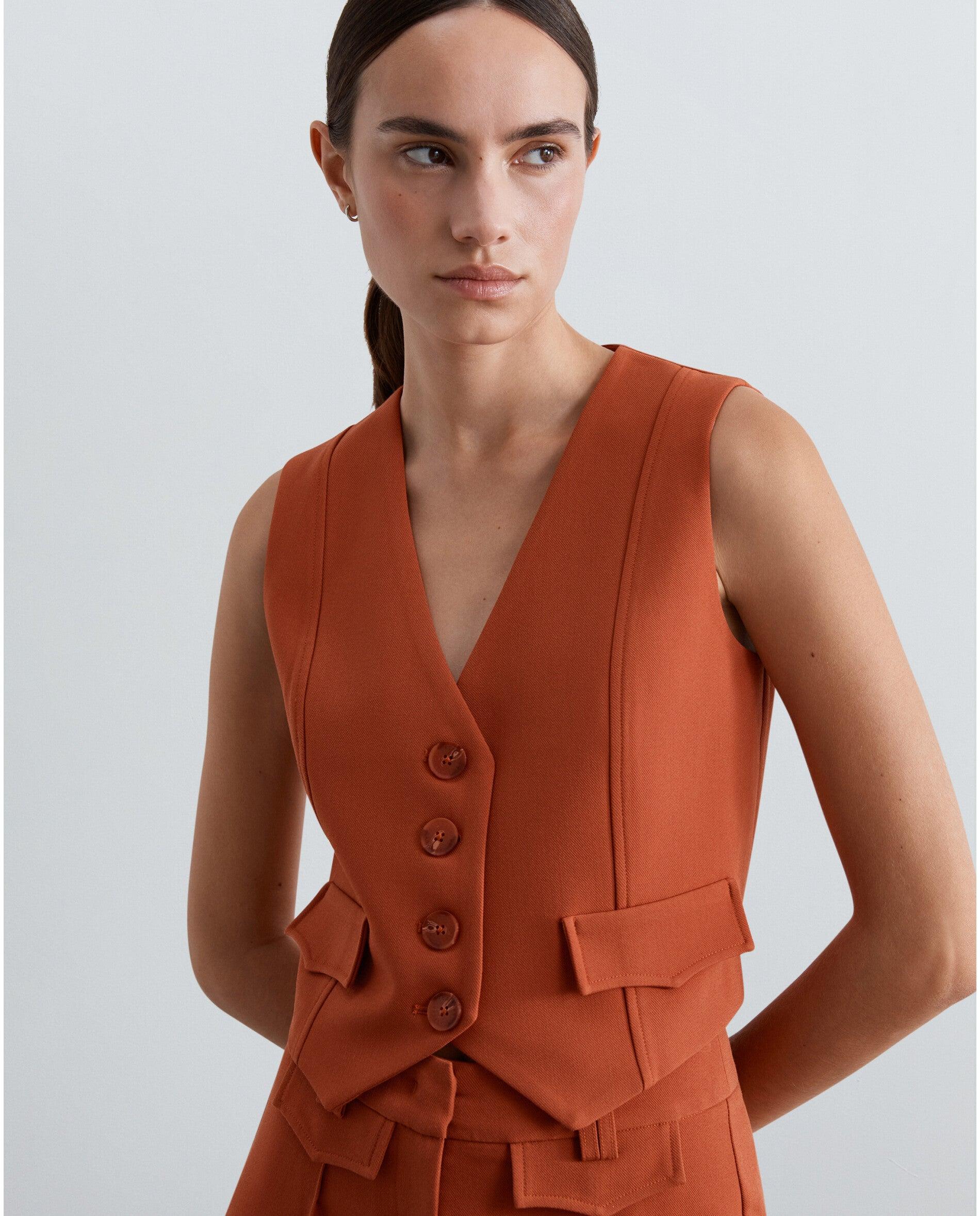 Imagem 0 de Colete Slim Fit com Fecho de Botões