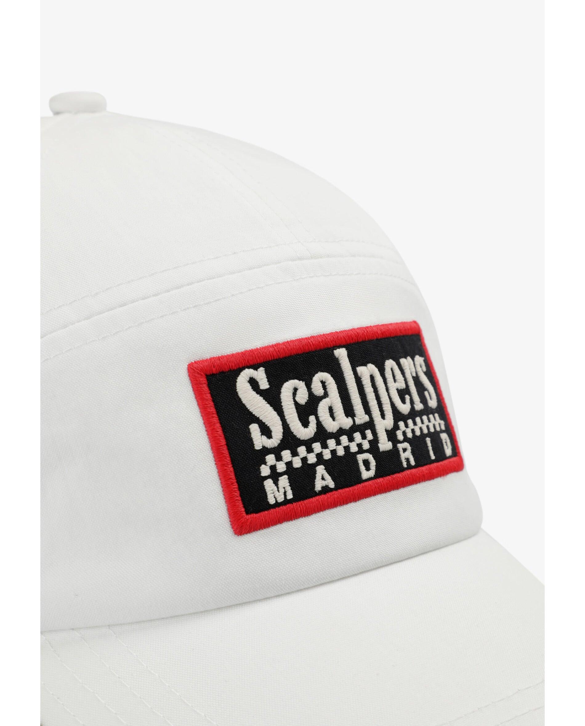Boné Baseball Ajustável com Patch Frontal Branco-3