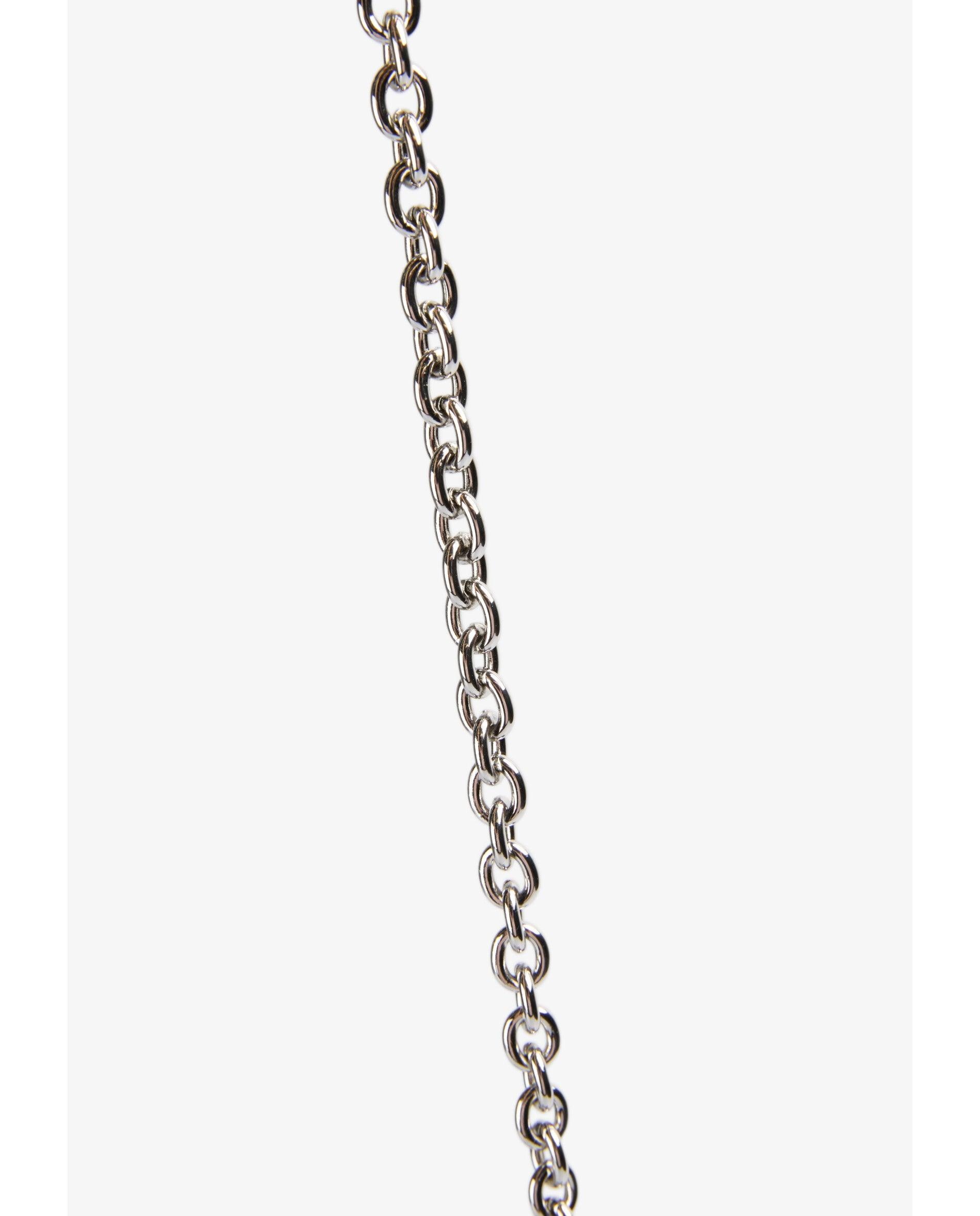 Mala de Mão com Design Franzido e Alça de Mão Acolchoada Prata-6