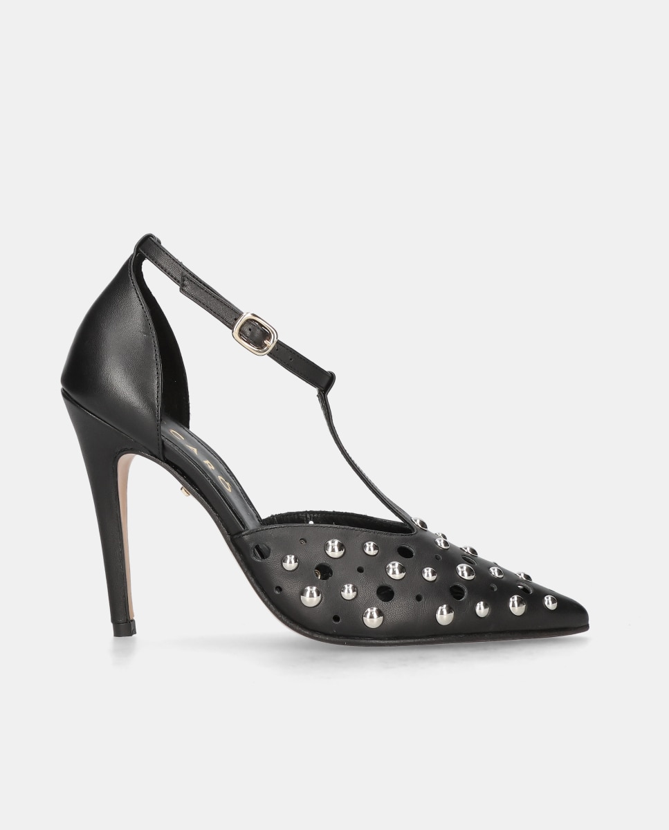 Imagem 0 de Sapatos de Salto Heidi em Napa Suave