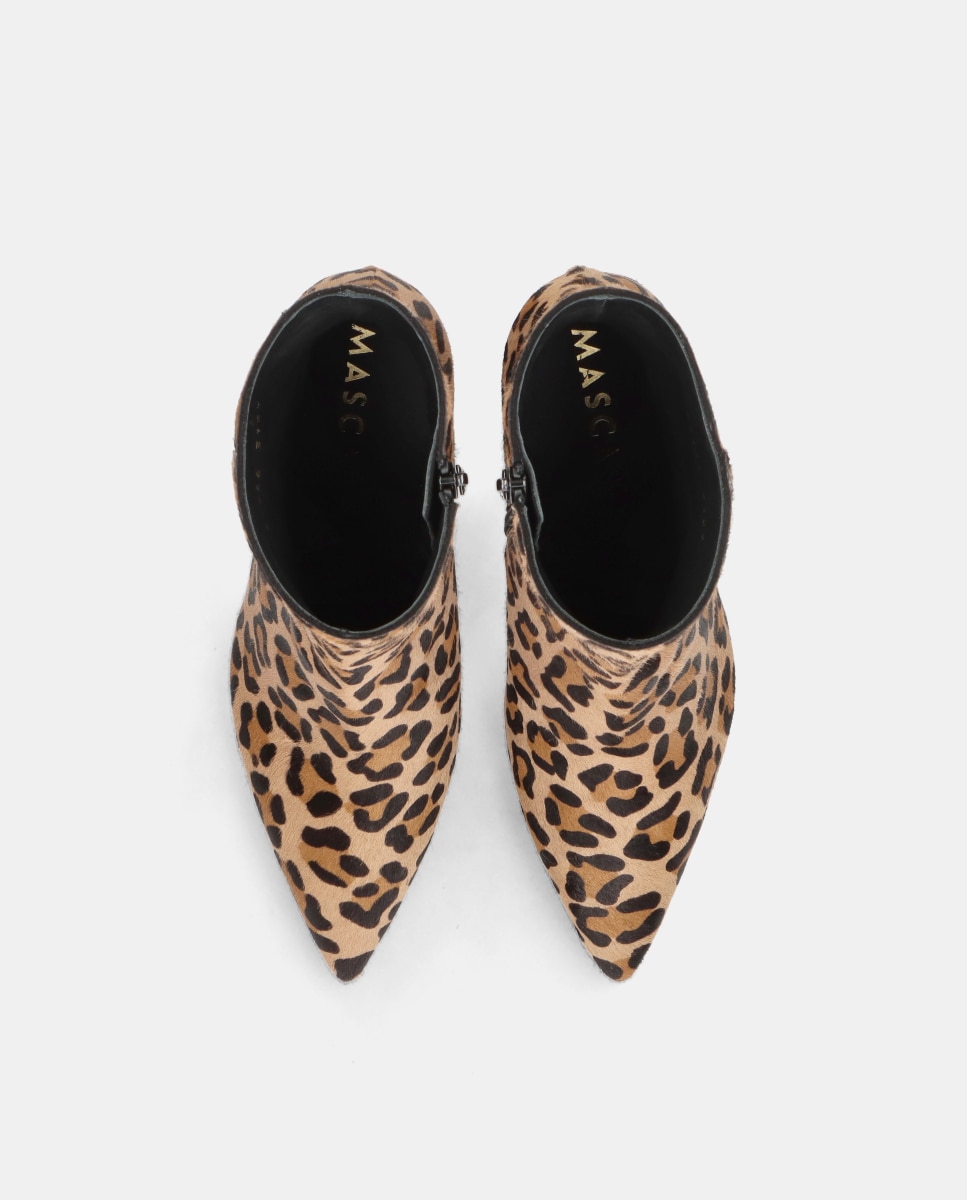 Botins Alya em Pónei Estampado Leopardo Multicolor-3