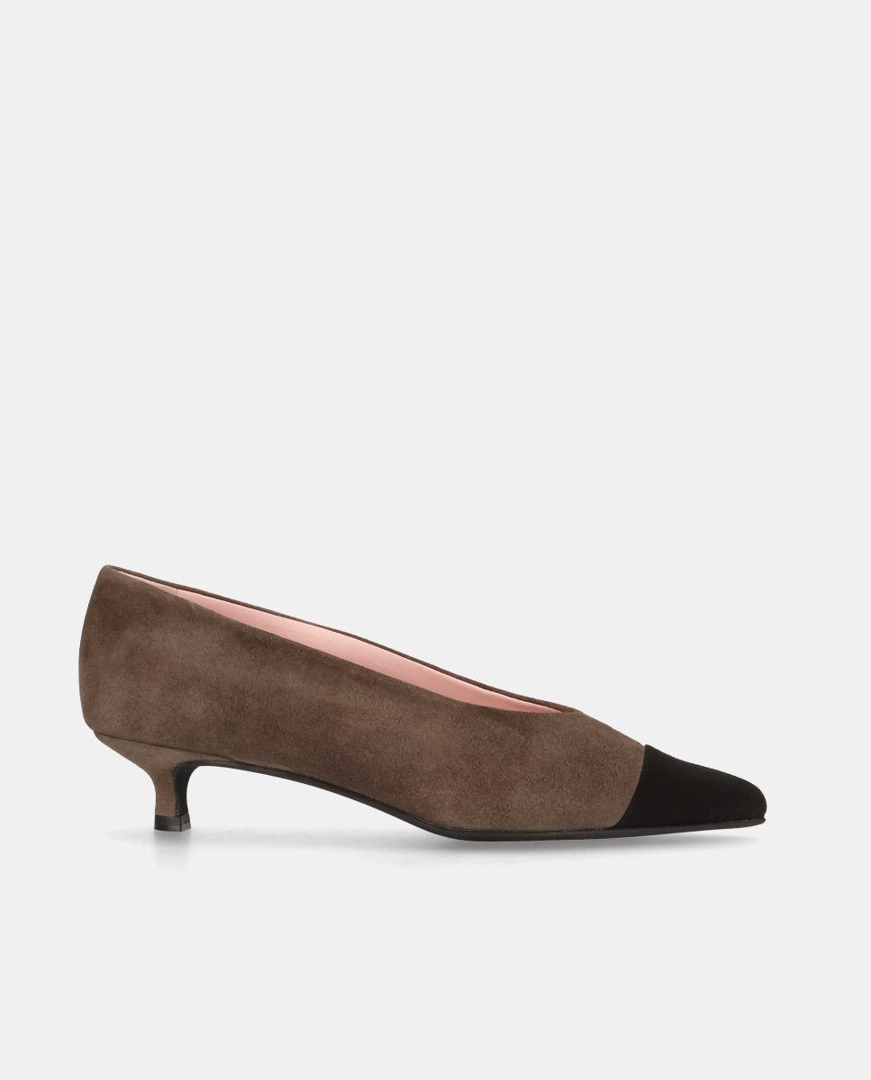 Imagem 0 de Sapatos de Salto Kendall em Camurça Suave