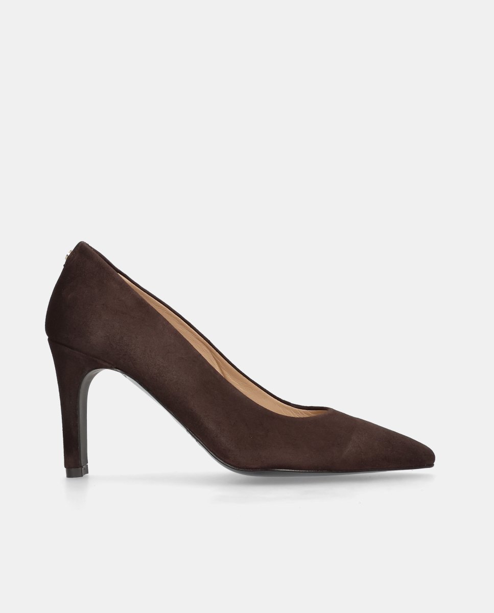 Imagem 1 de Sapatos de Salto Alya em Camurça Suave