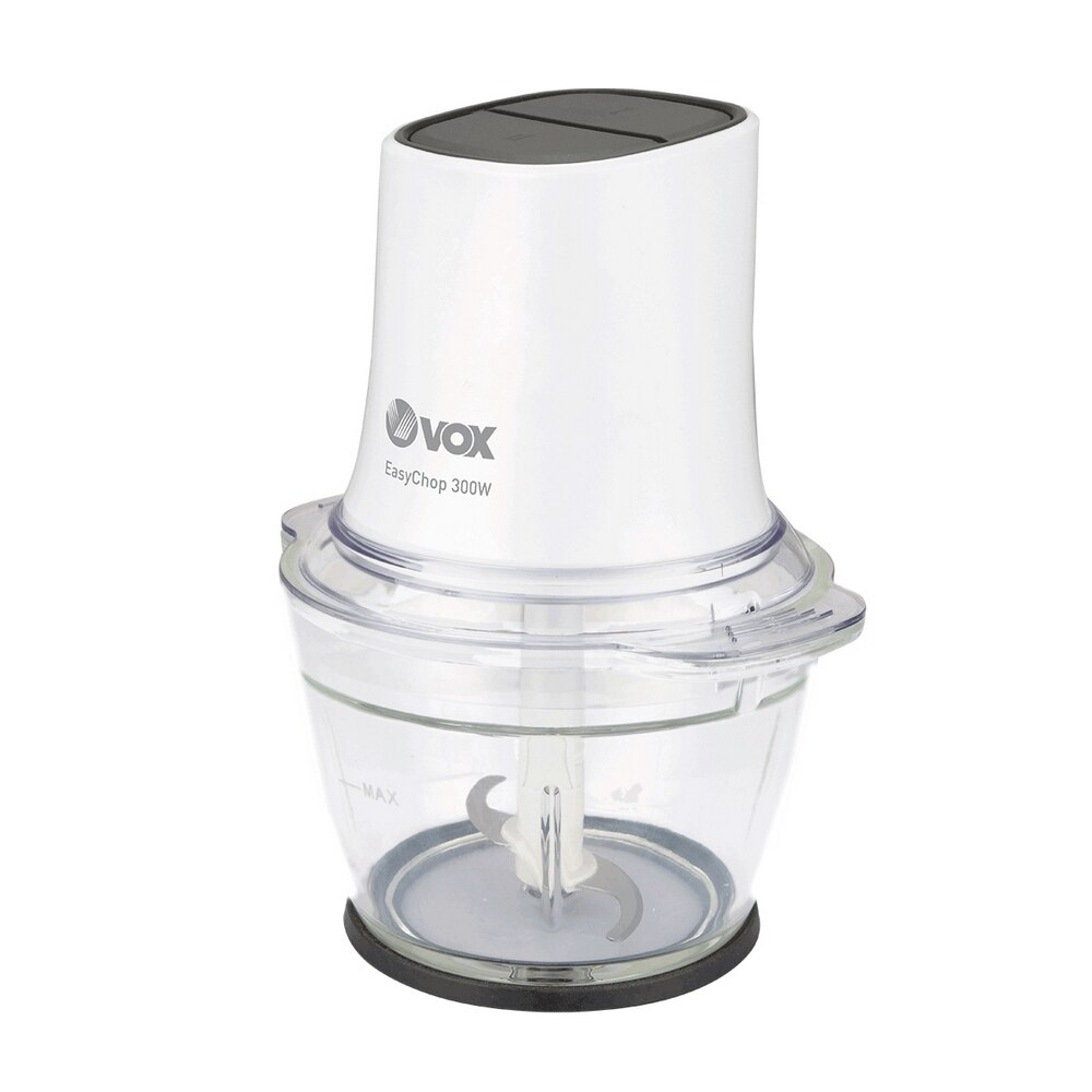 Picador VOX MC390 300W 1L 2 lâminas aço inoxidável Branco-1