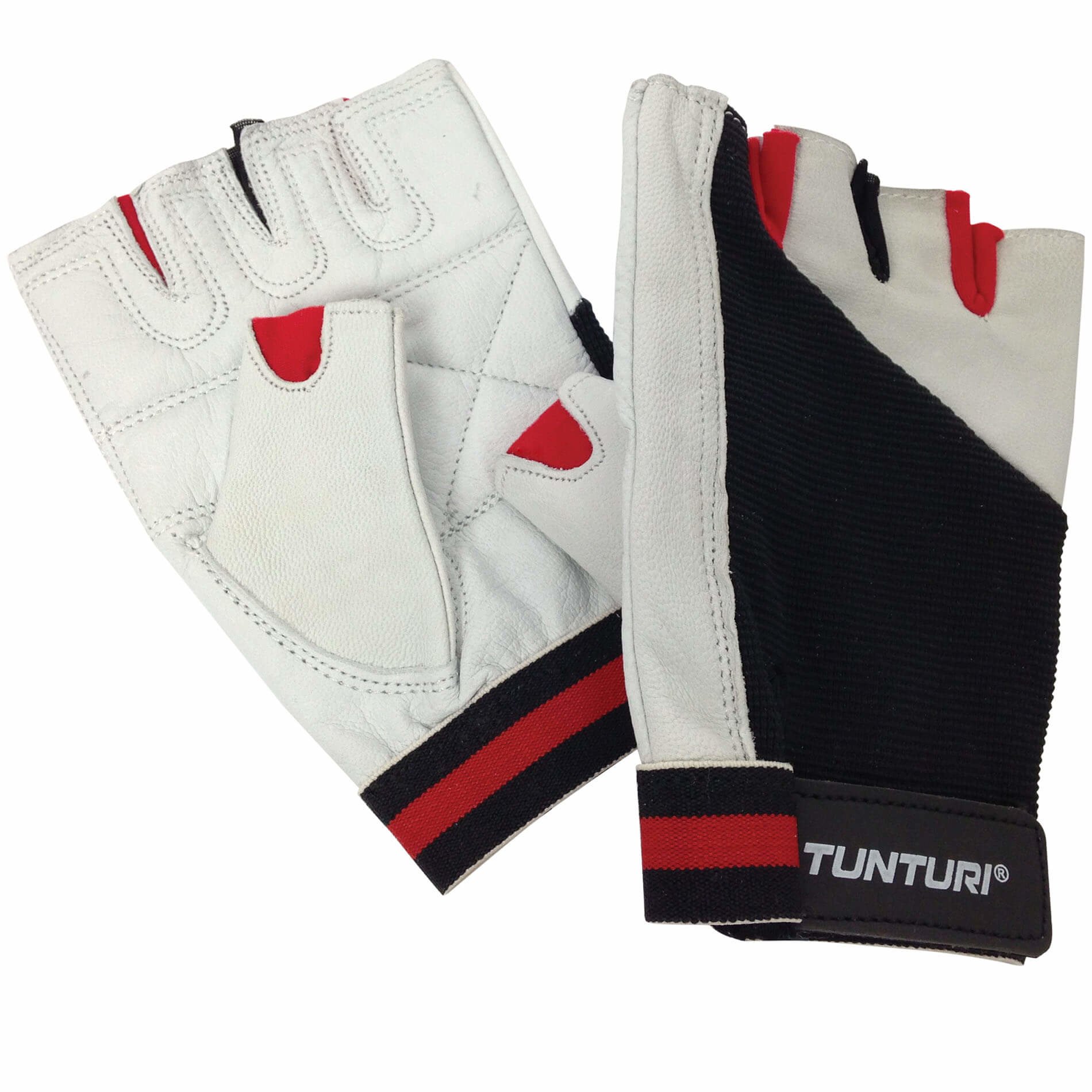 Luvas de fitness Fit Control Tunturi Branco / Preto-1