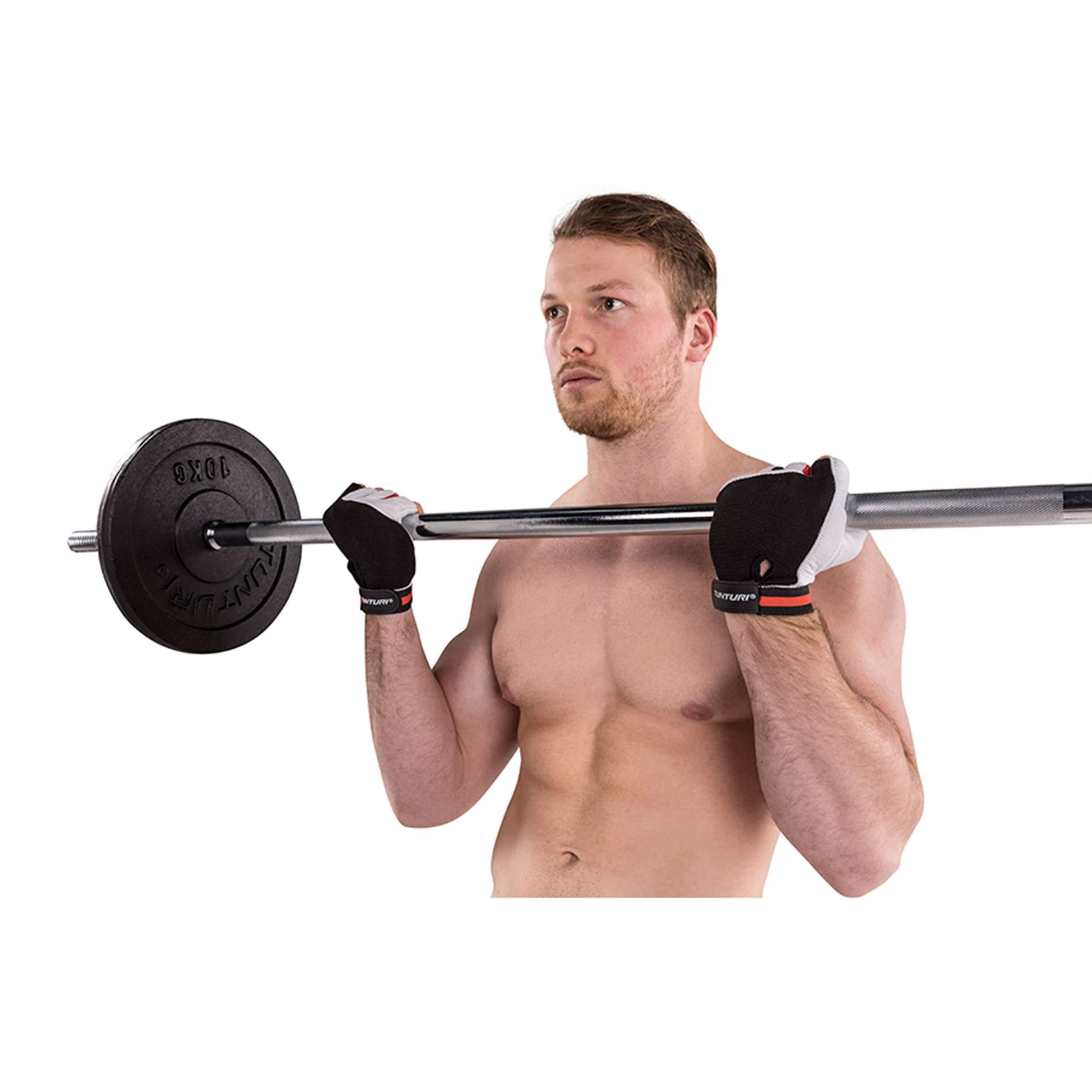 Luvas de fitness Fit Control Tunturi Branco / Preto-2