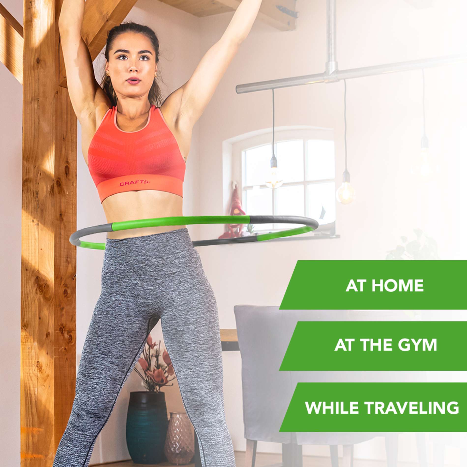 Aro hulahop 15 kg Tunturi Verde-5