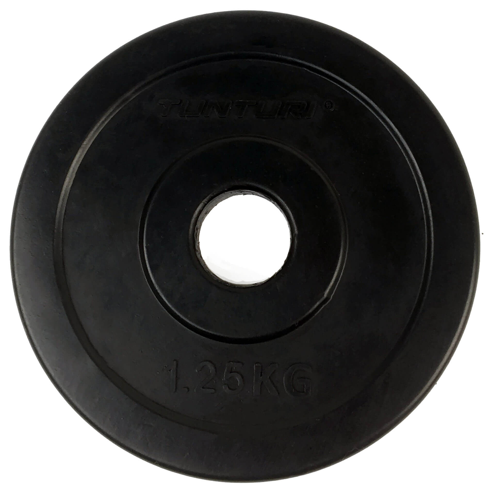 Pack de 2 discos de borracha para barras de 30 mm Tunturi Preto-2