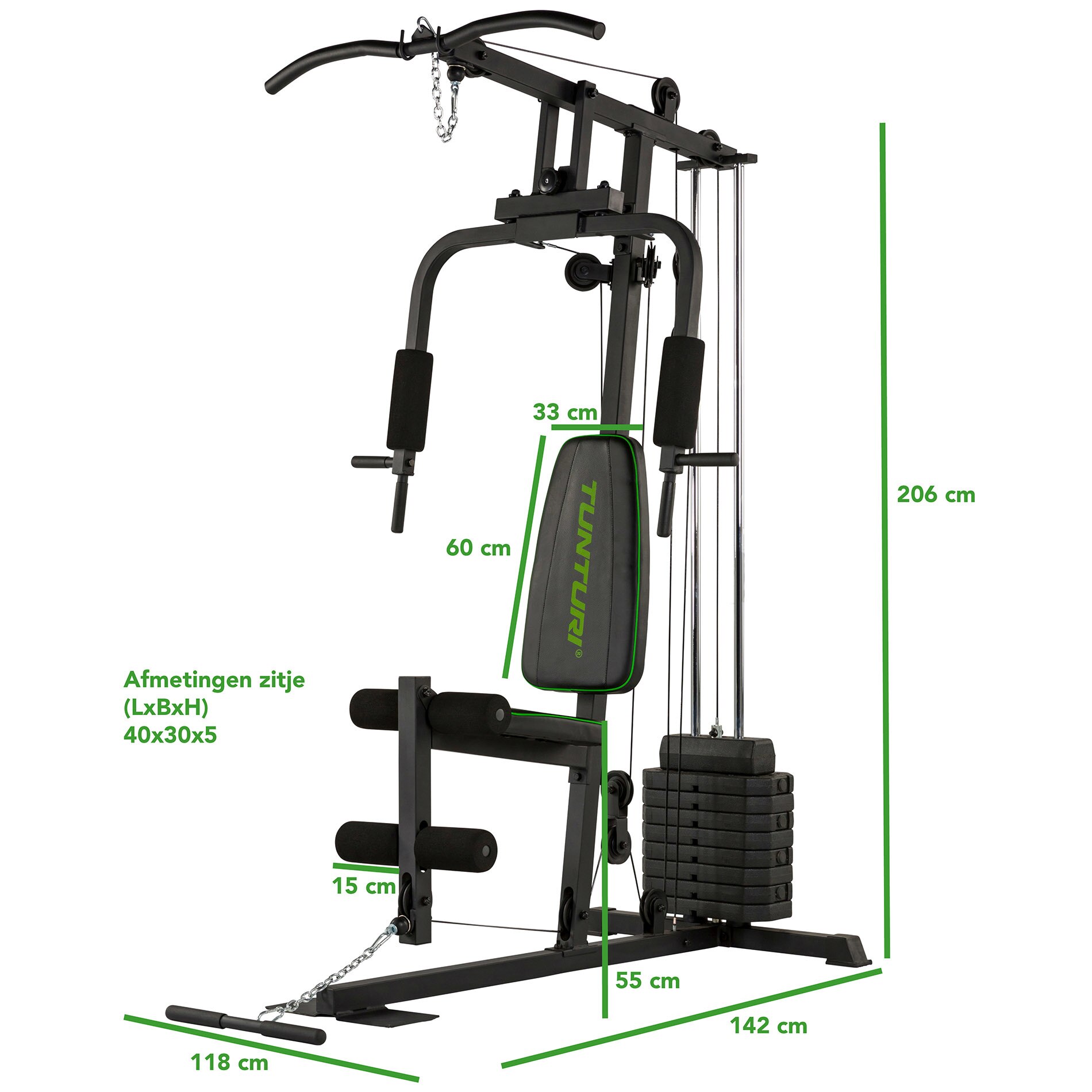 Multiestação HG10 Homegym Tunturi Cinzento-2
