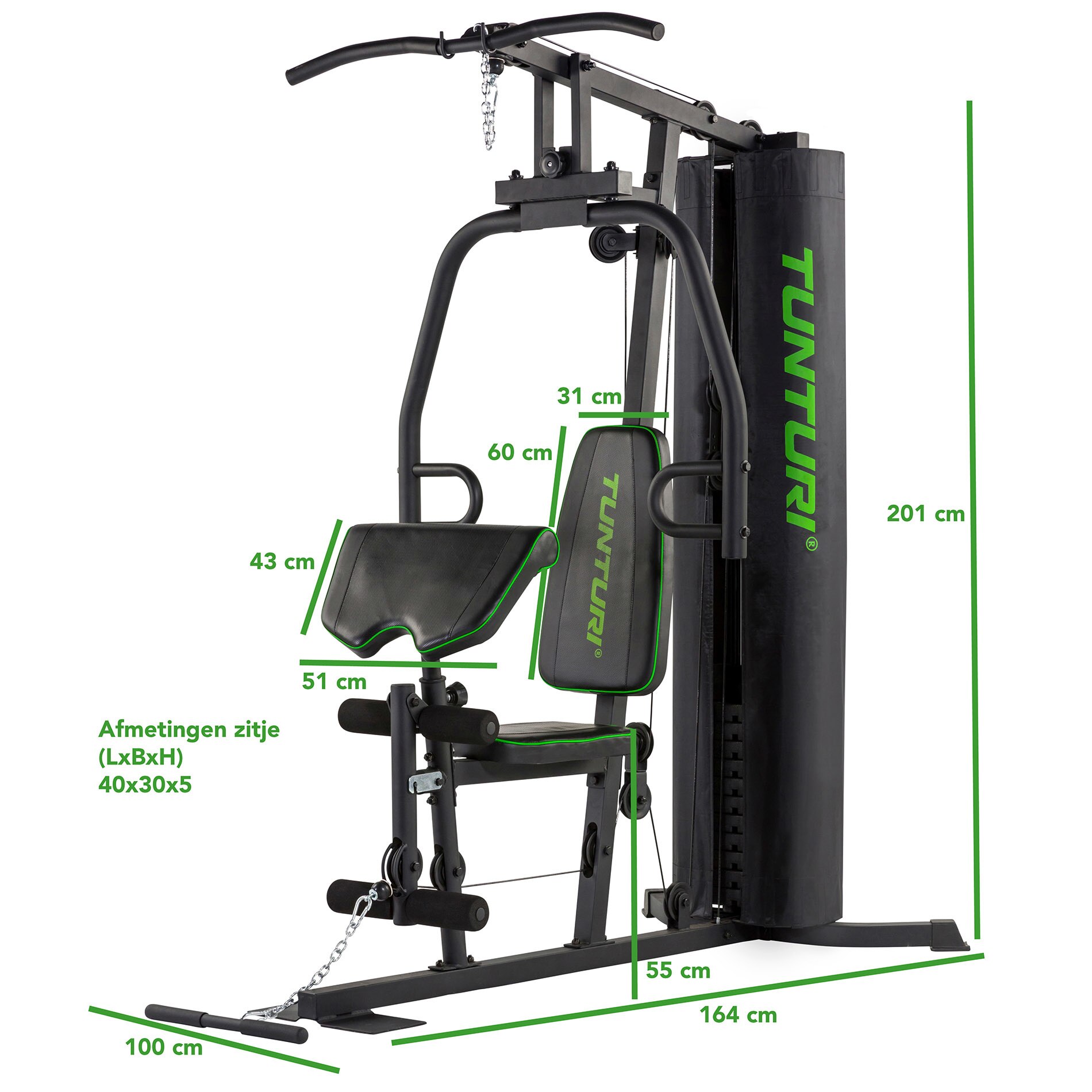 Multiestação HG20 Homegym Tunturi Cinzento-3