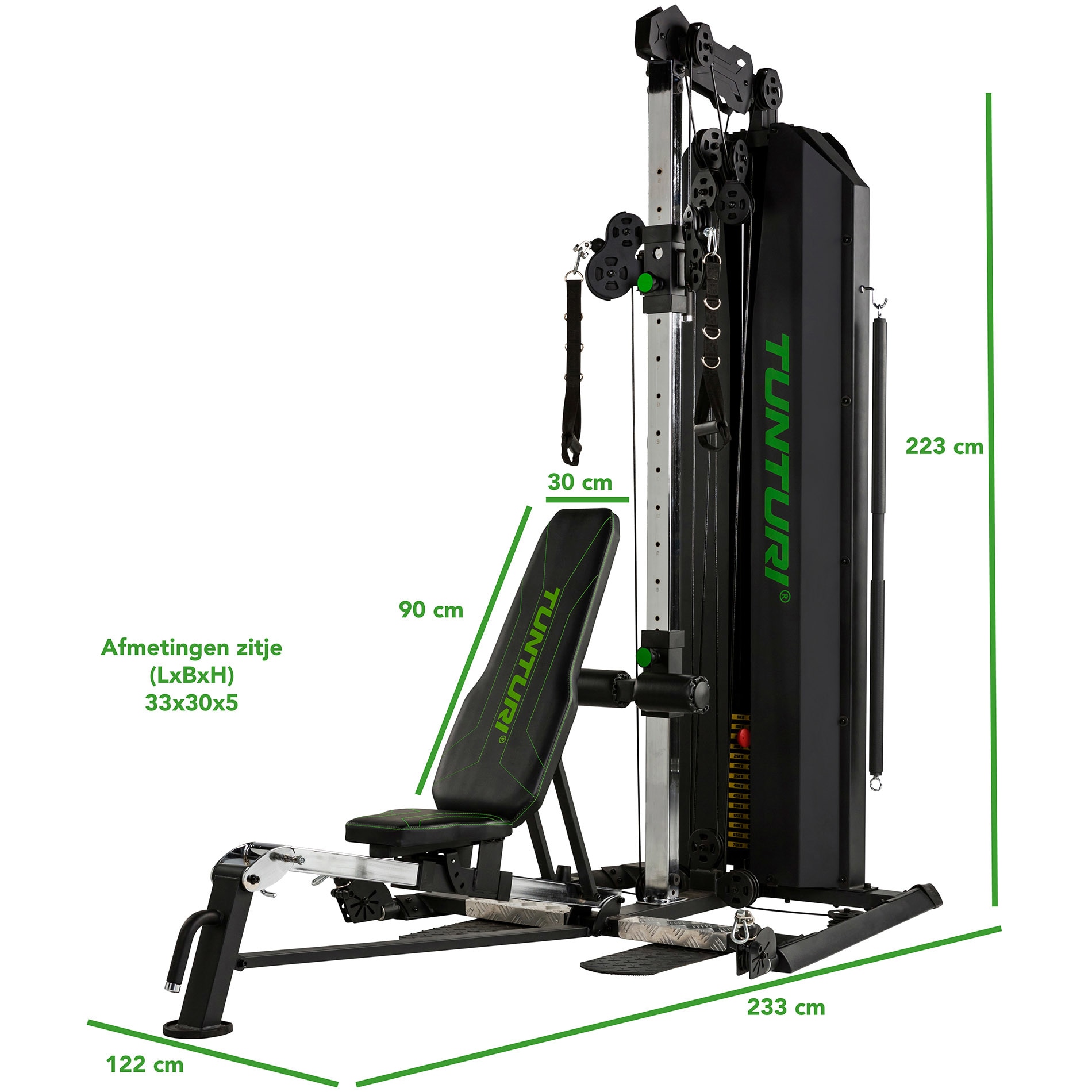 Multiestação HG80 Homegym Tunturi Cinzento-2
