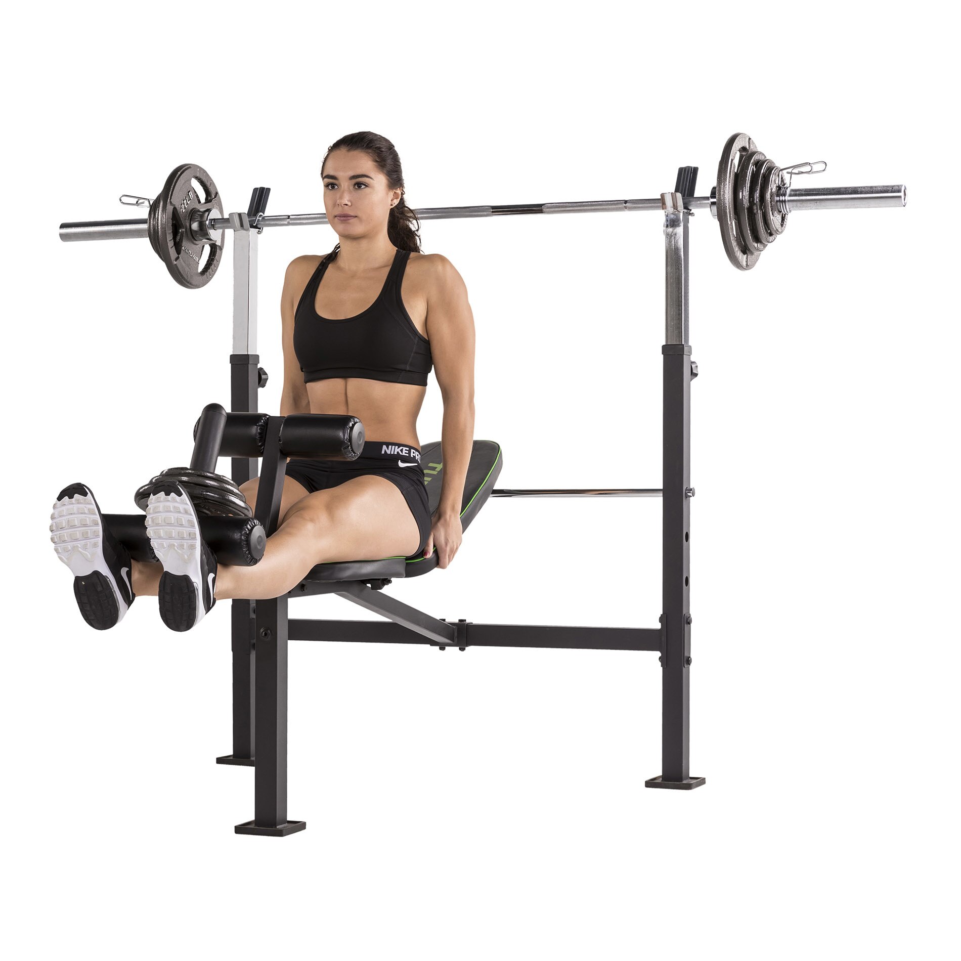 Banco de musculação WB60 Olympic Weight Bech Tunturi Preto-4