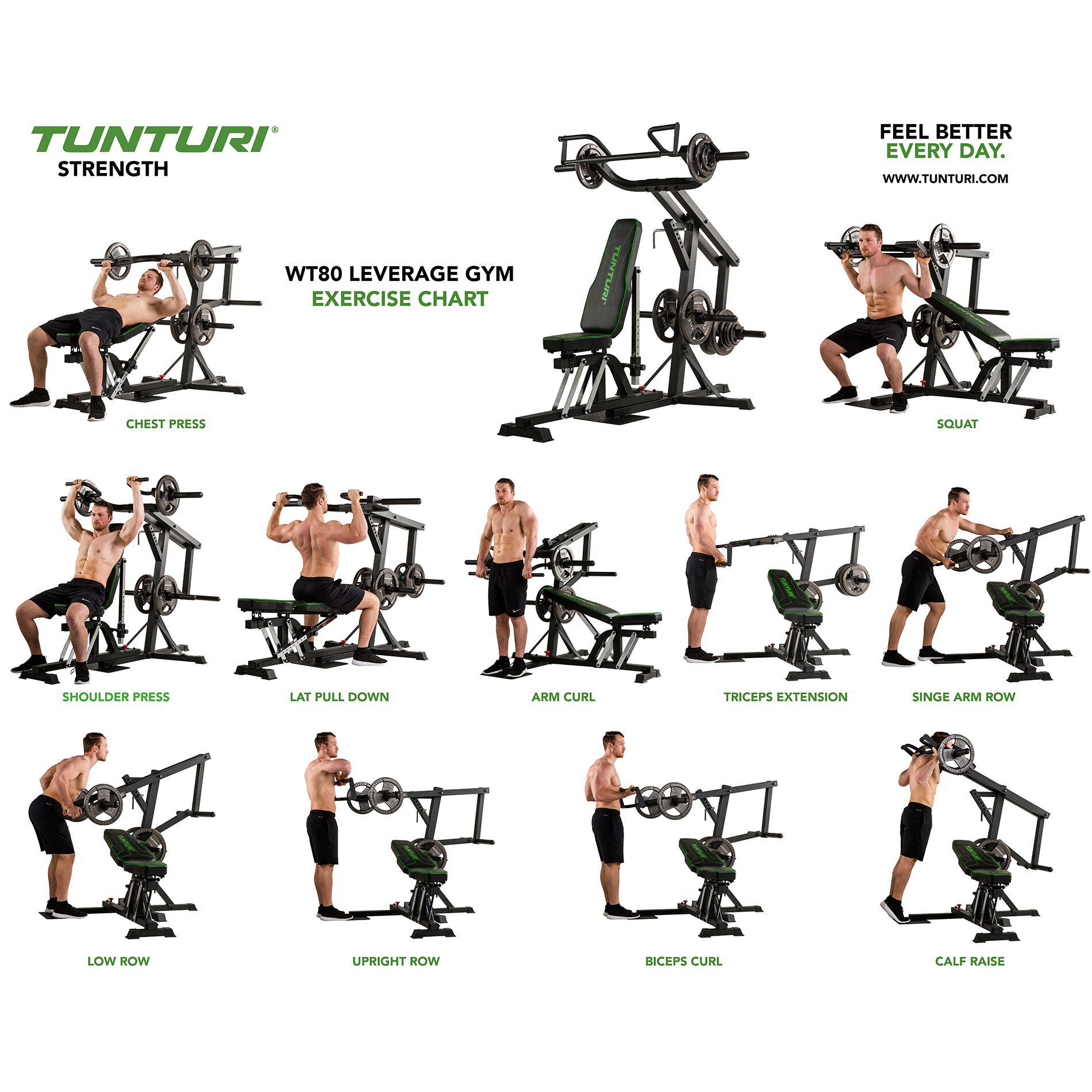 Multiestação WT80 Homegym Tunturi Cinzento-4