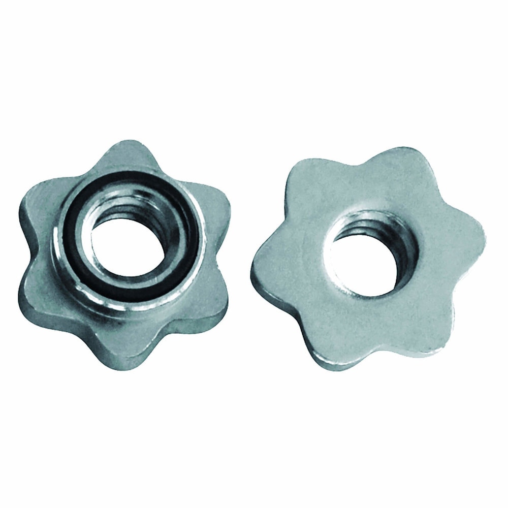 Conjunto de 2 fechos de tornillo para barras de 30 mm Tunturi Preto-1