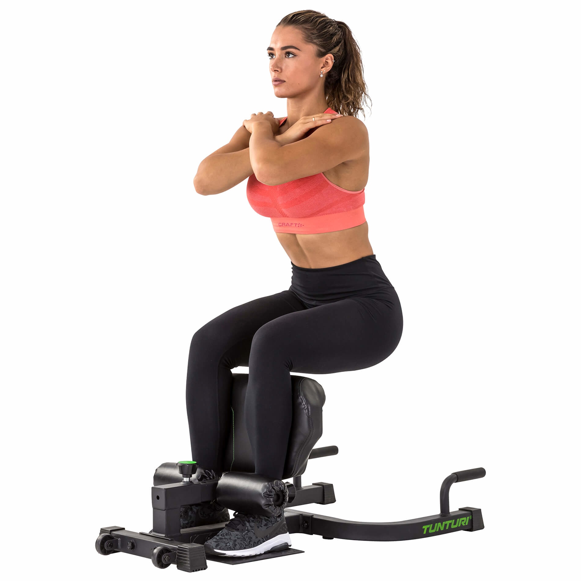 Banco de musculação WT20 Sissy Squat Tunturi Preto-2