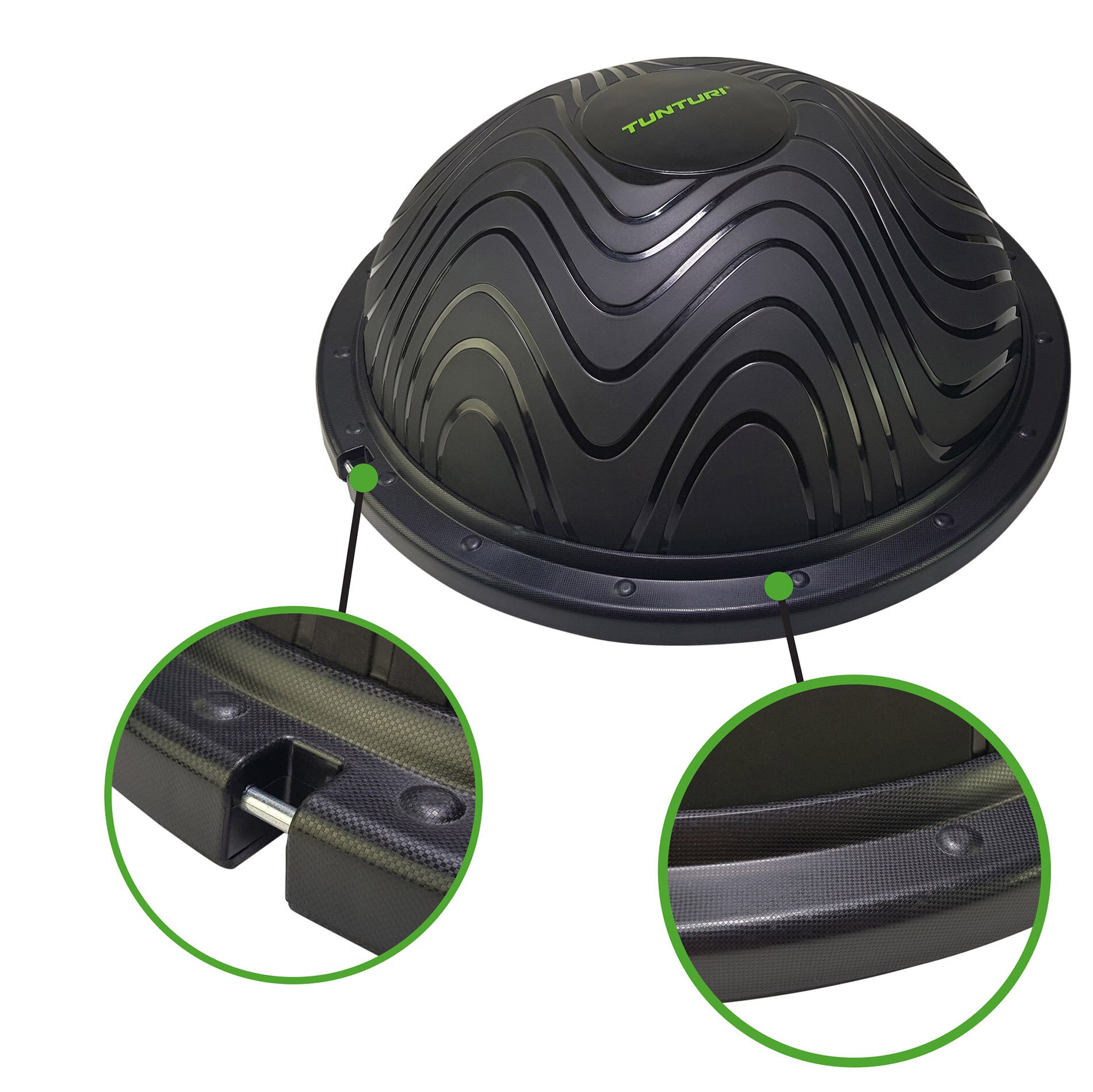 Semiesfera de equilibrio Trainer Pro Tunturi Preto-3