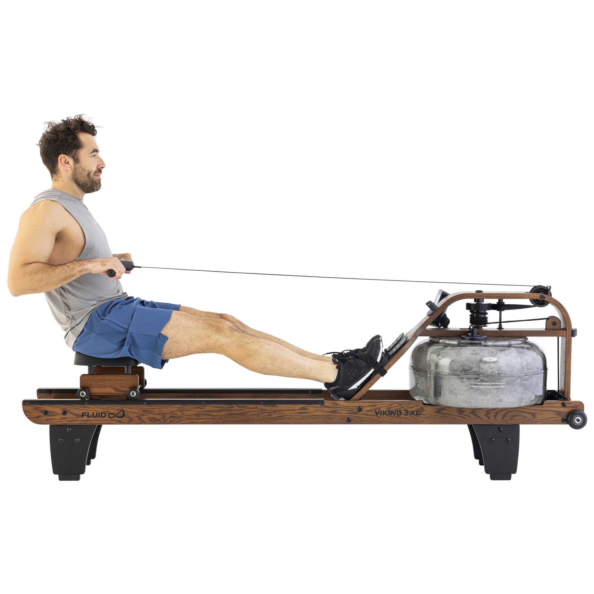 Kit de elevação para remos gama Apollo e Viking 20 cm Fluid RowerTunturi Preto-3