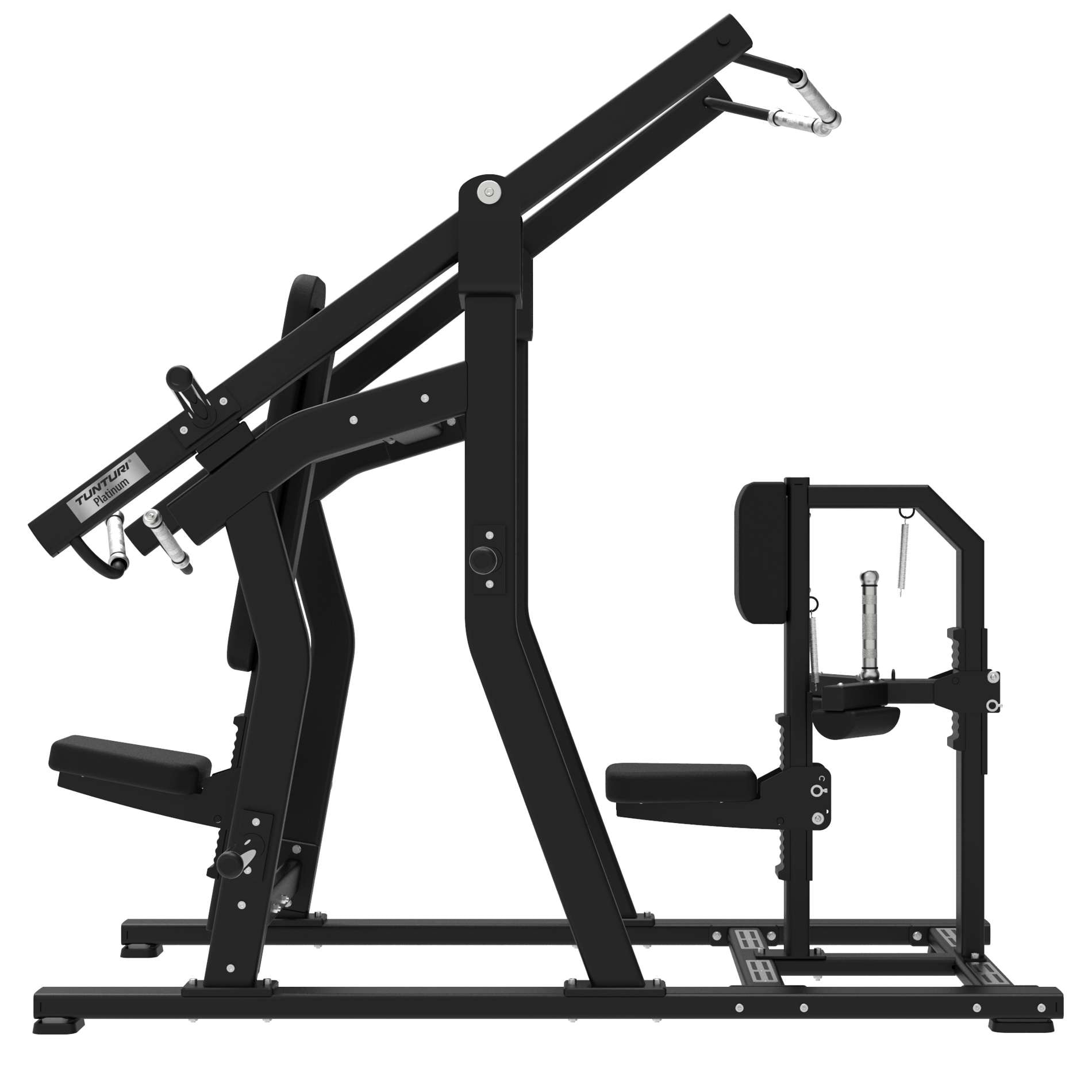 Multiestação Platinum Dual Chest Back Plate Loaded V-Series Tunturi Preto-3