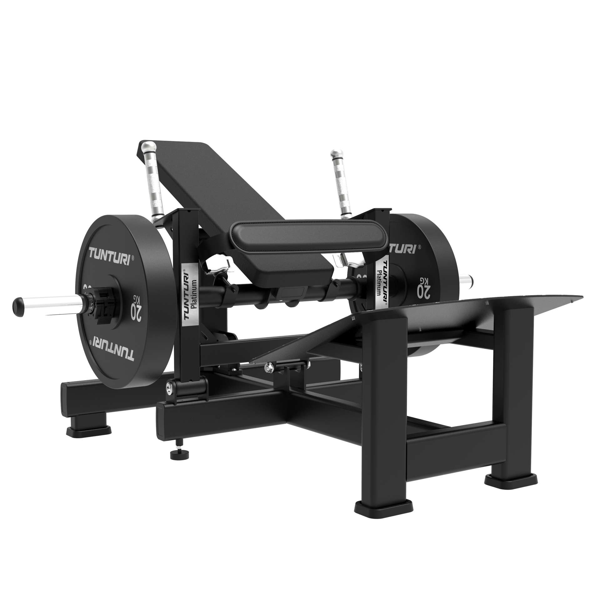 Multiestação Platinum Hip Thrust Plate loaded V-Series Tunturi Preto-5
