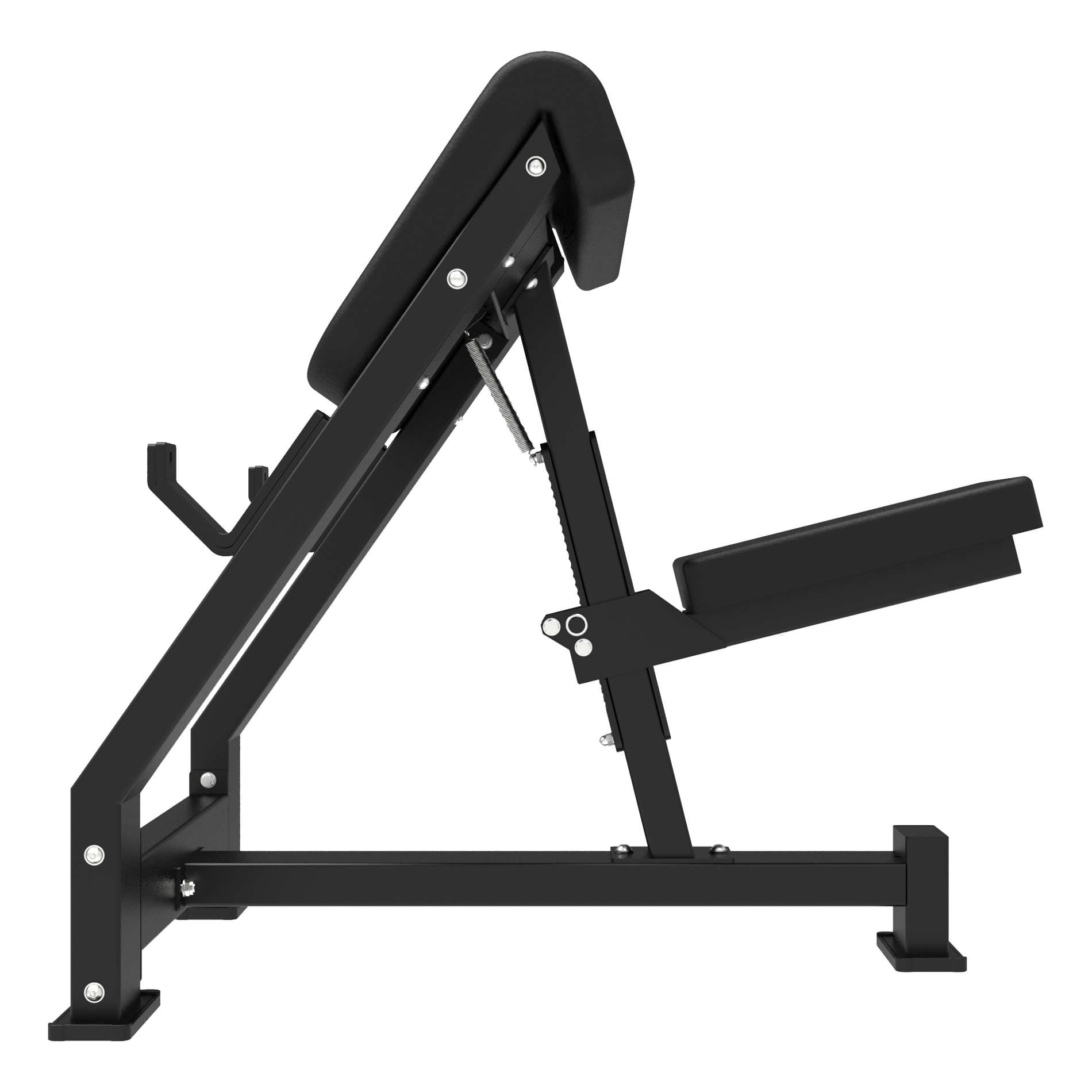 Banco de musculação Platinum Preacher Curl V-Series Preto-3