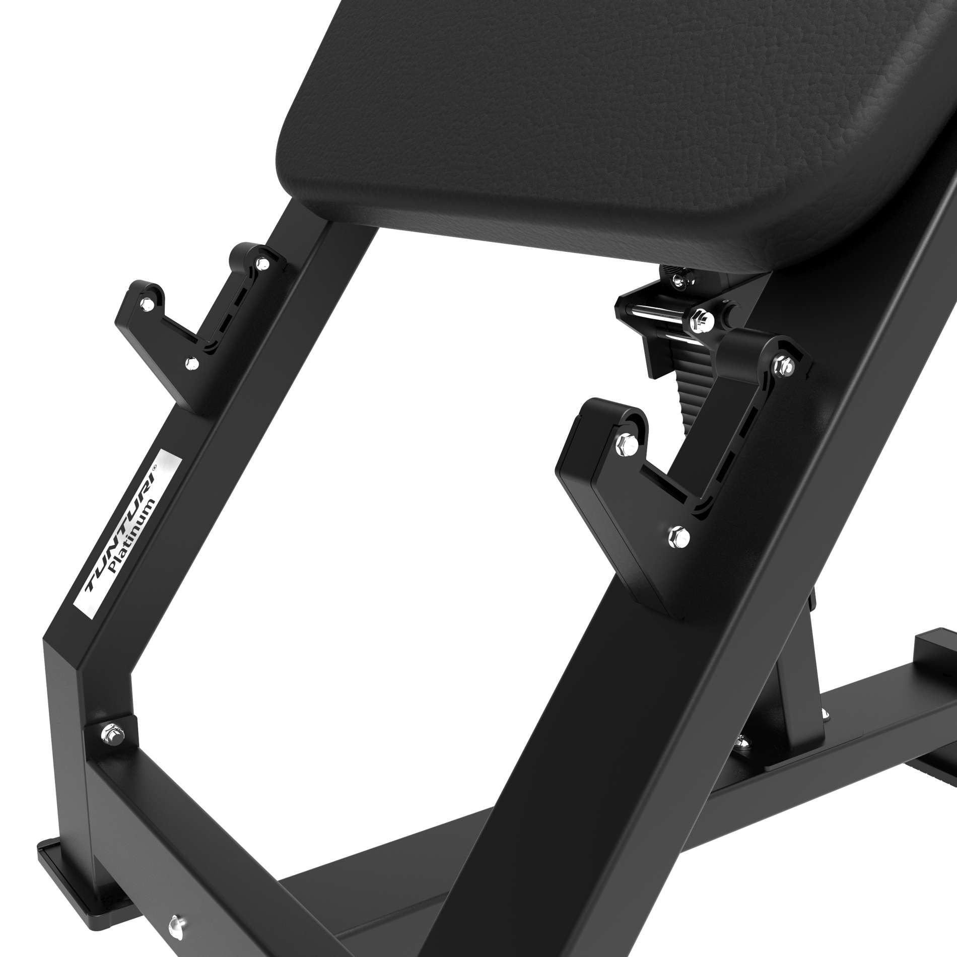 Banco de musculação Platinum Preacher Curl V-Series Preto-5