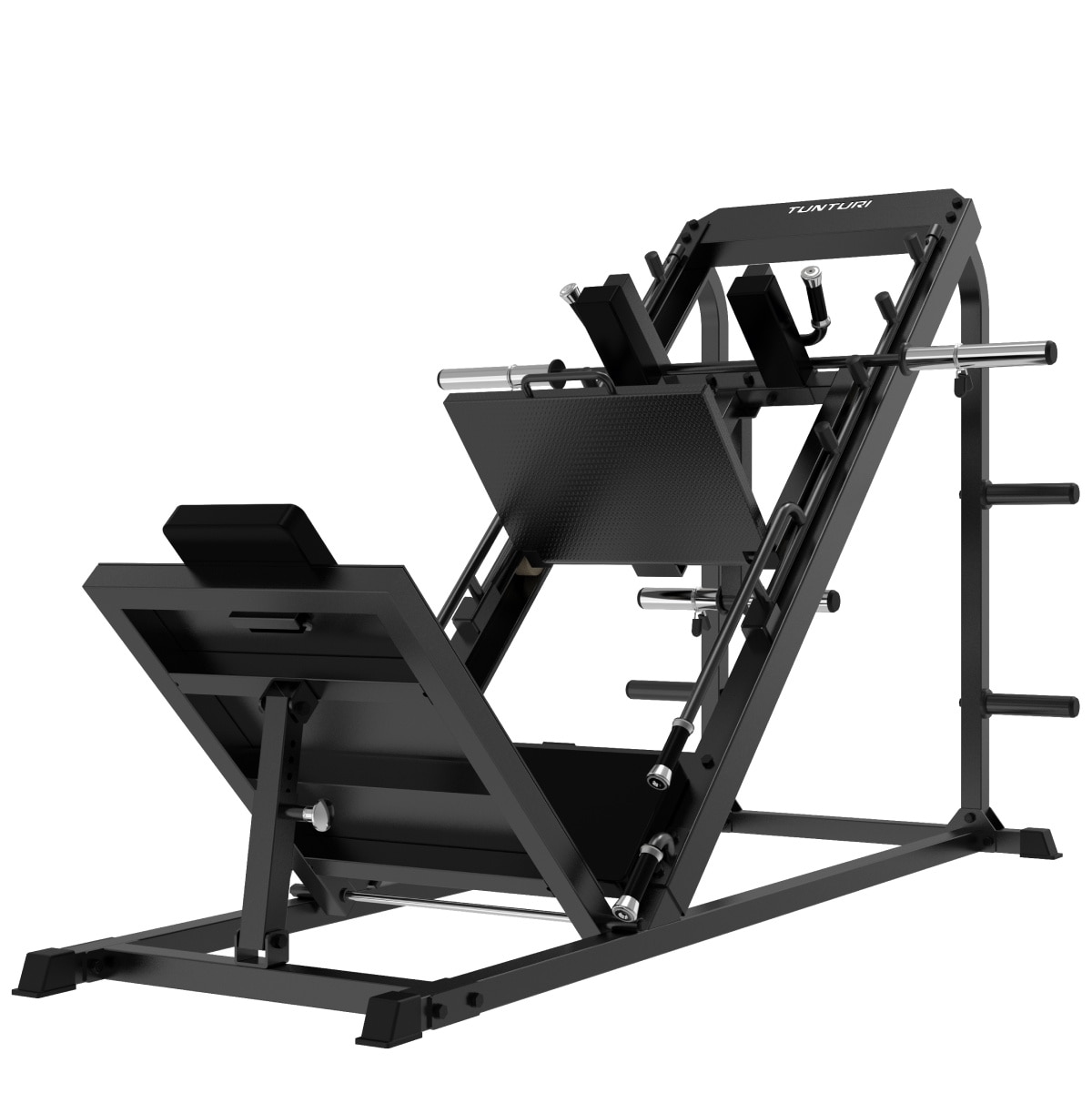 Prensa de Pernas e Agachamentos Hack Squat LP60 Tunturi Preto-1