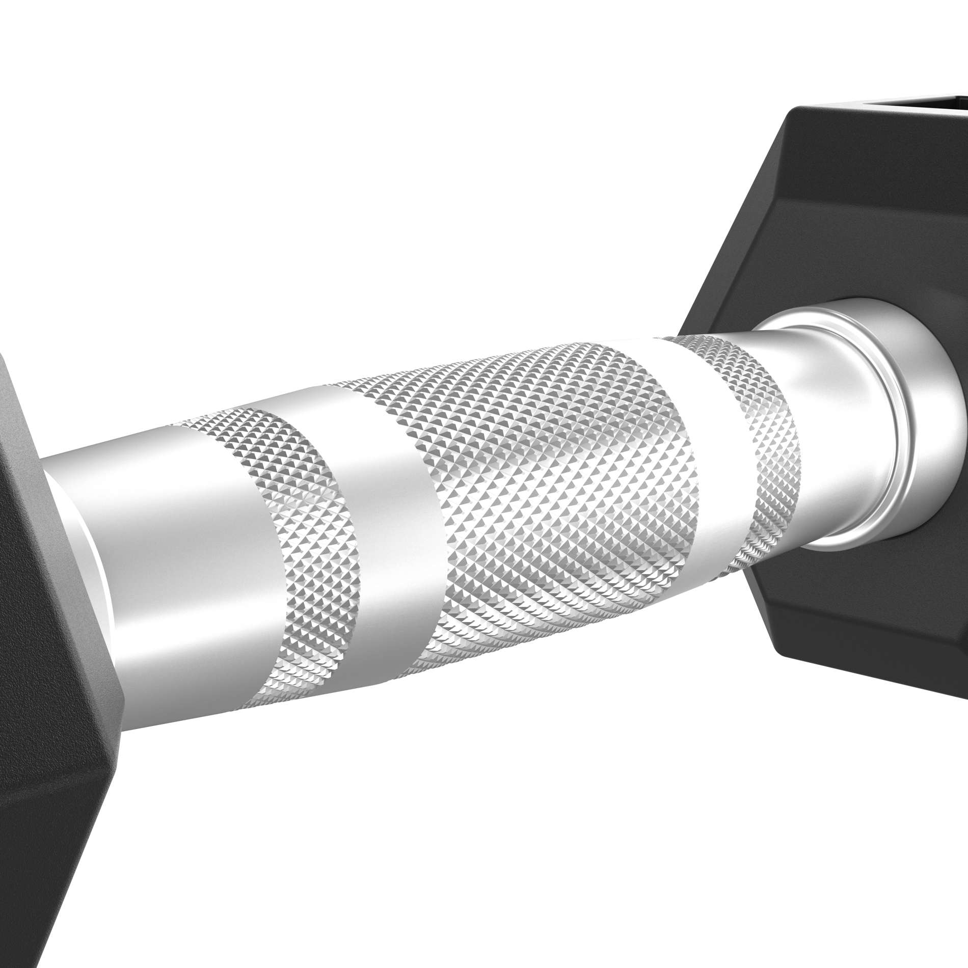 Haltere hexagonal Platinum Hex Rubber Tunturi Preto-5