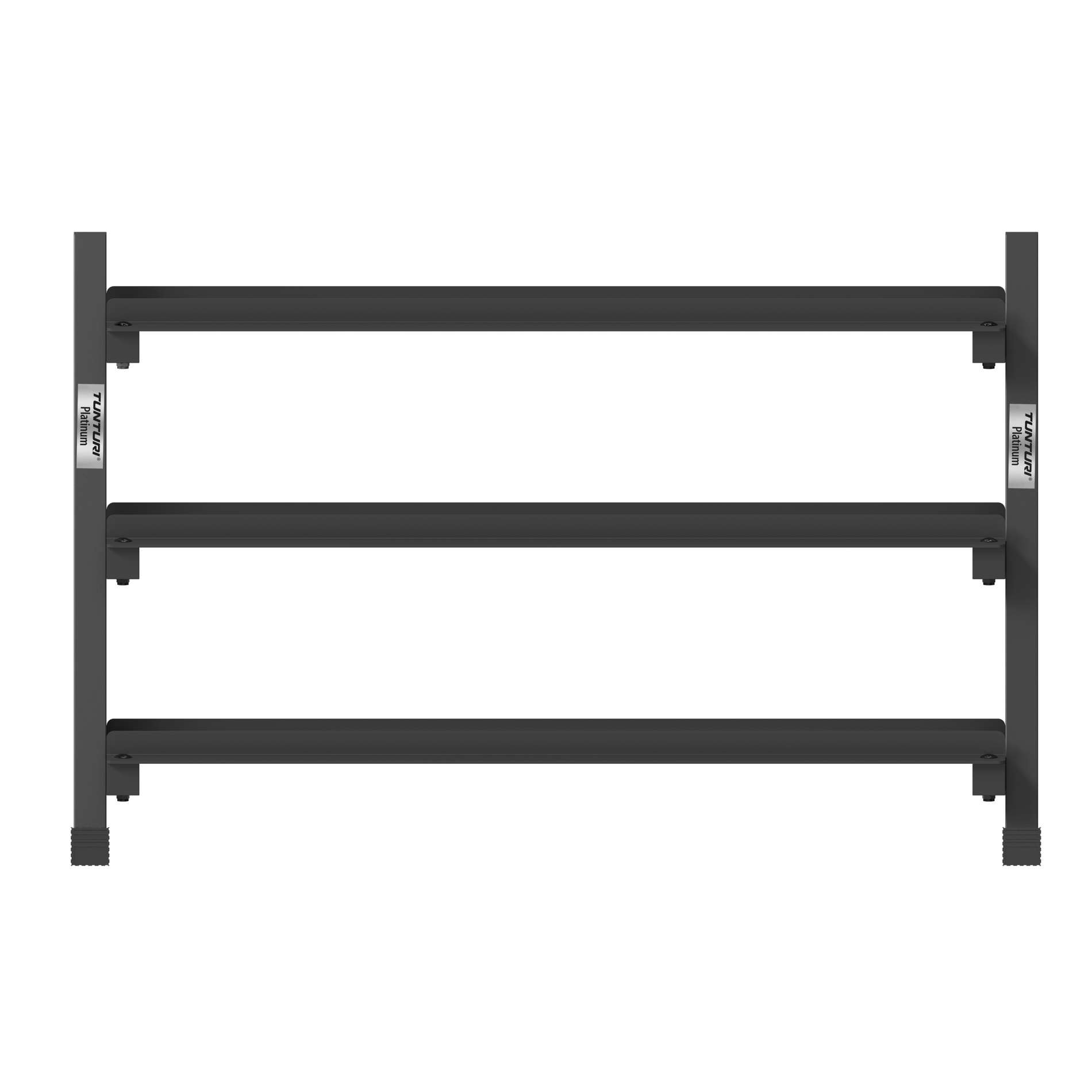 Soporte halteres Platinum Hex 3 alturas Tunturi Preto-2
