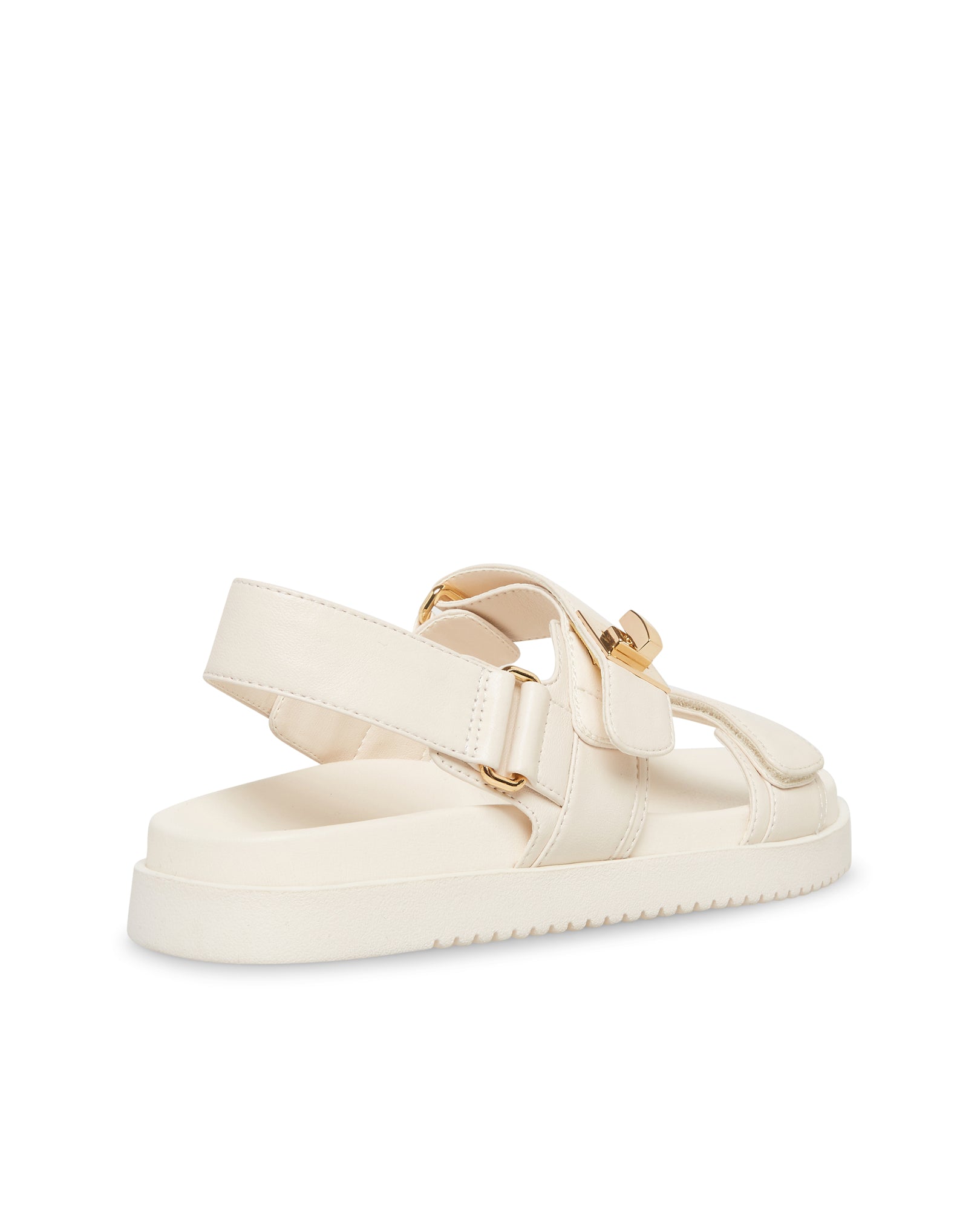 Sandálias Rasas Mona Beige Claro Pele Castanho-claro-3