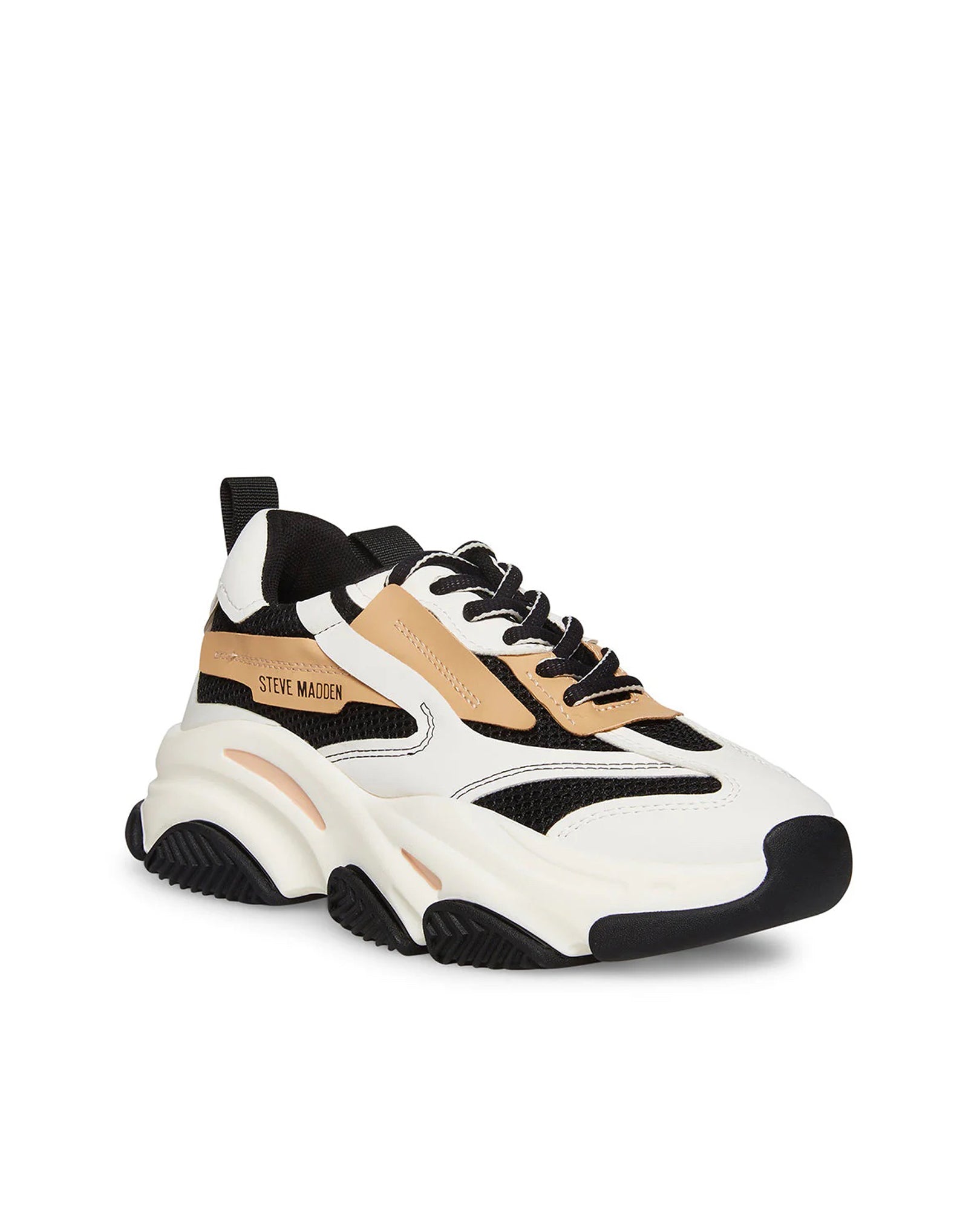 Sapatilhas Possession-E Preto/Tan Creme-2