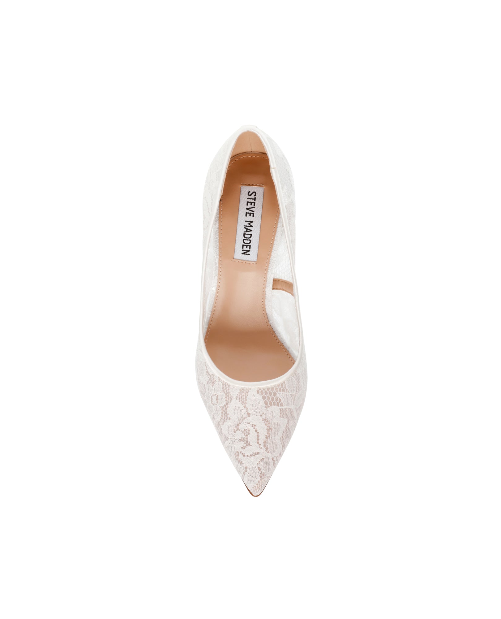 Sapatos de Salto Evelyn-L Branco Renda Branco-4