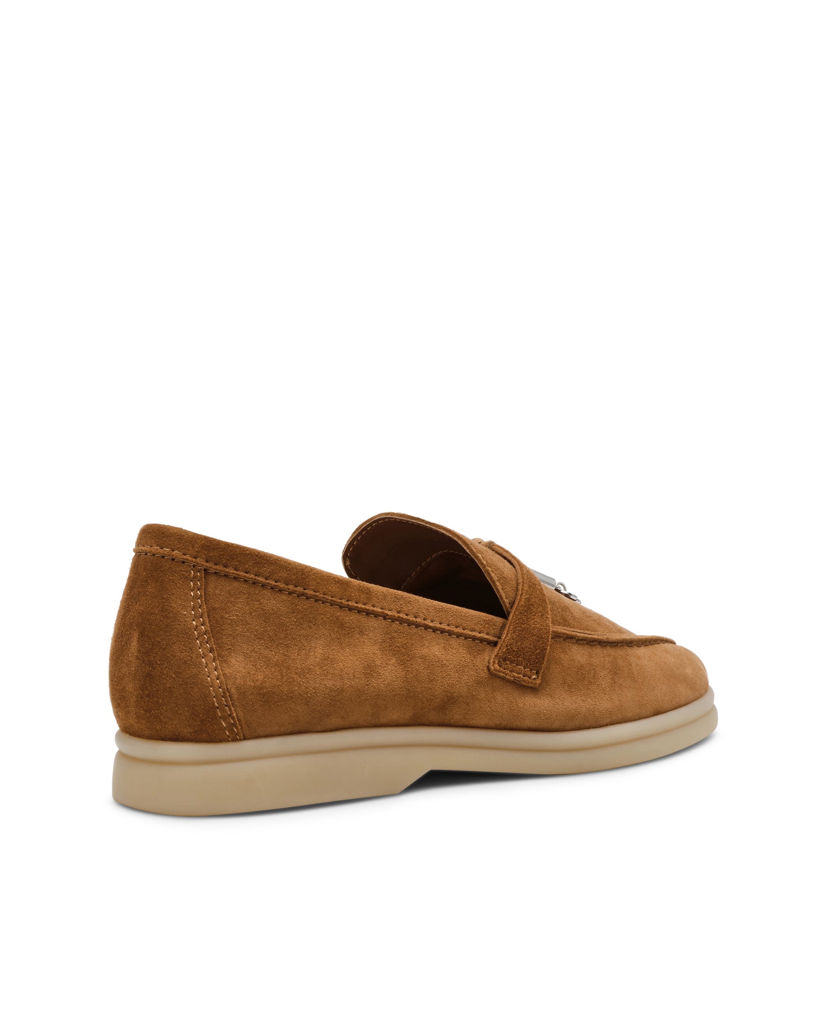 Loafers Portland Cognac Camurça Camel-3