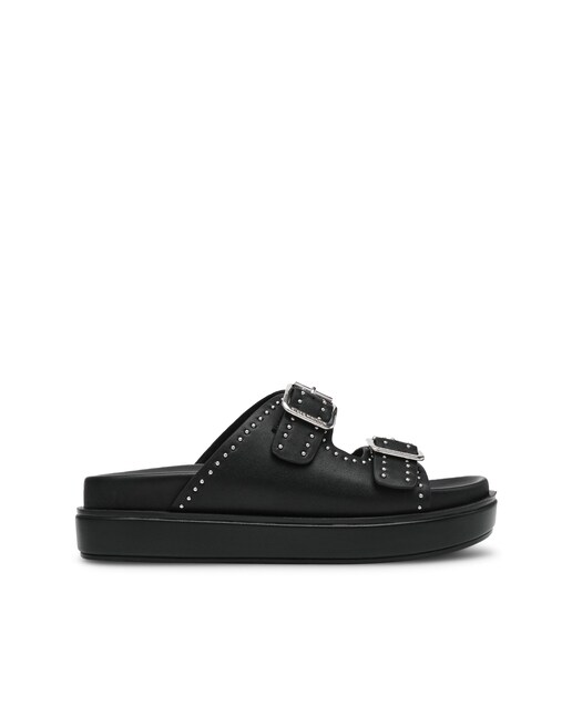 Imagem 0 de Sandálias Freelance Black Action Leather