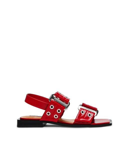 Imagem 0 de Sandálias Saria-E Red Patent