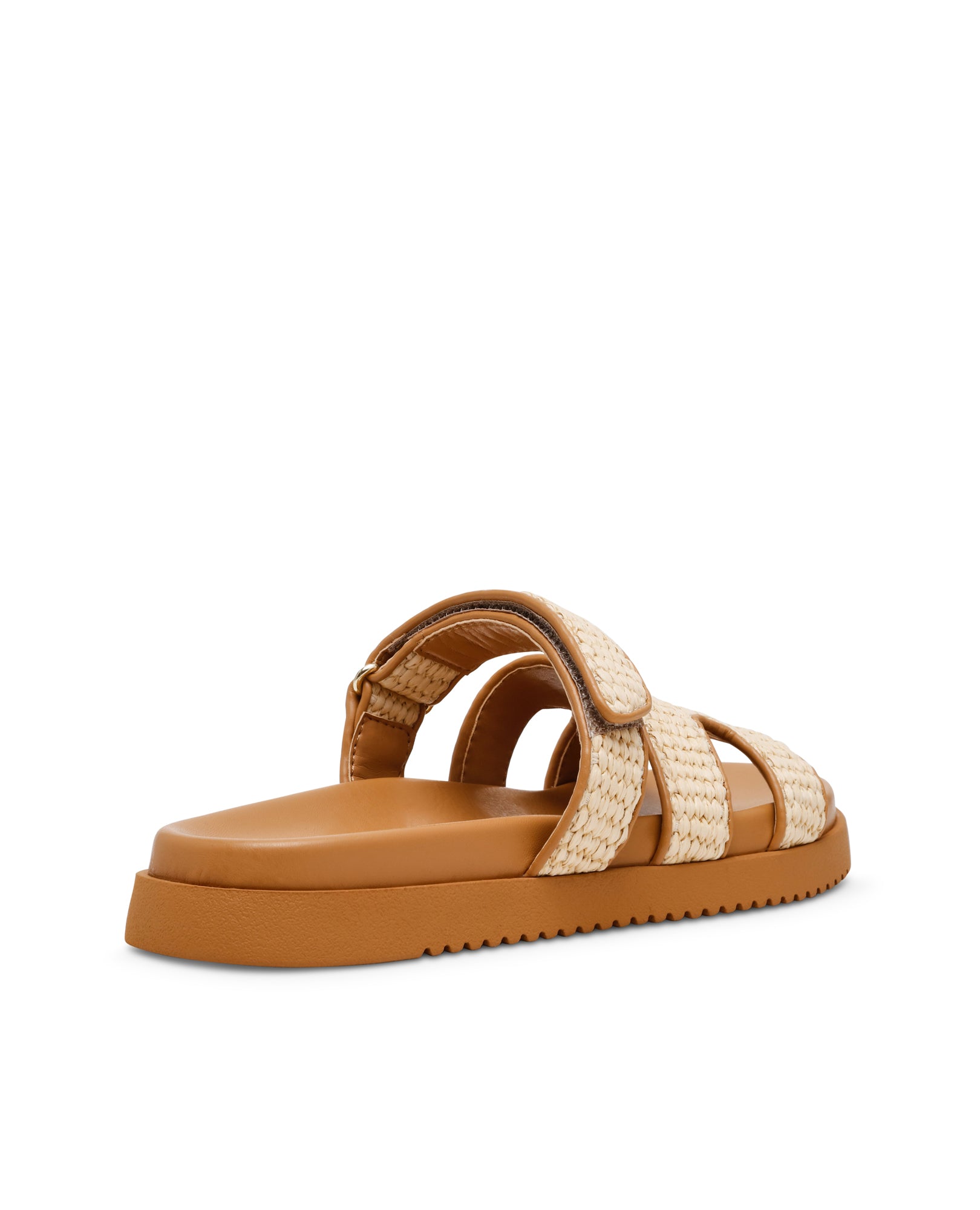 Sandálias Rasas Missile Natural Raffia Castanho-claro-3