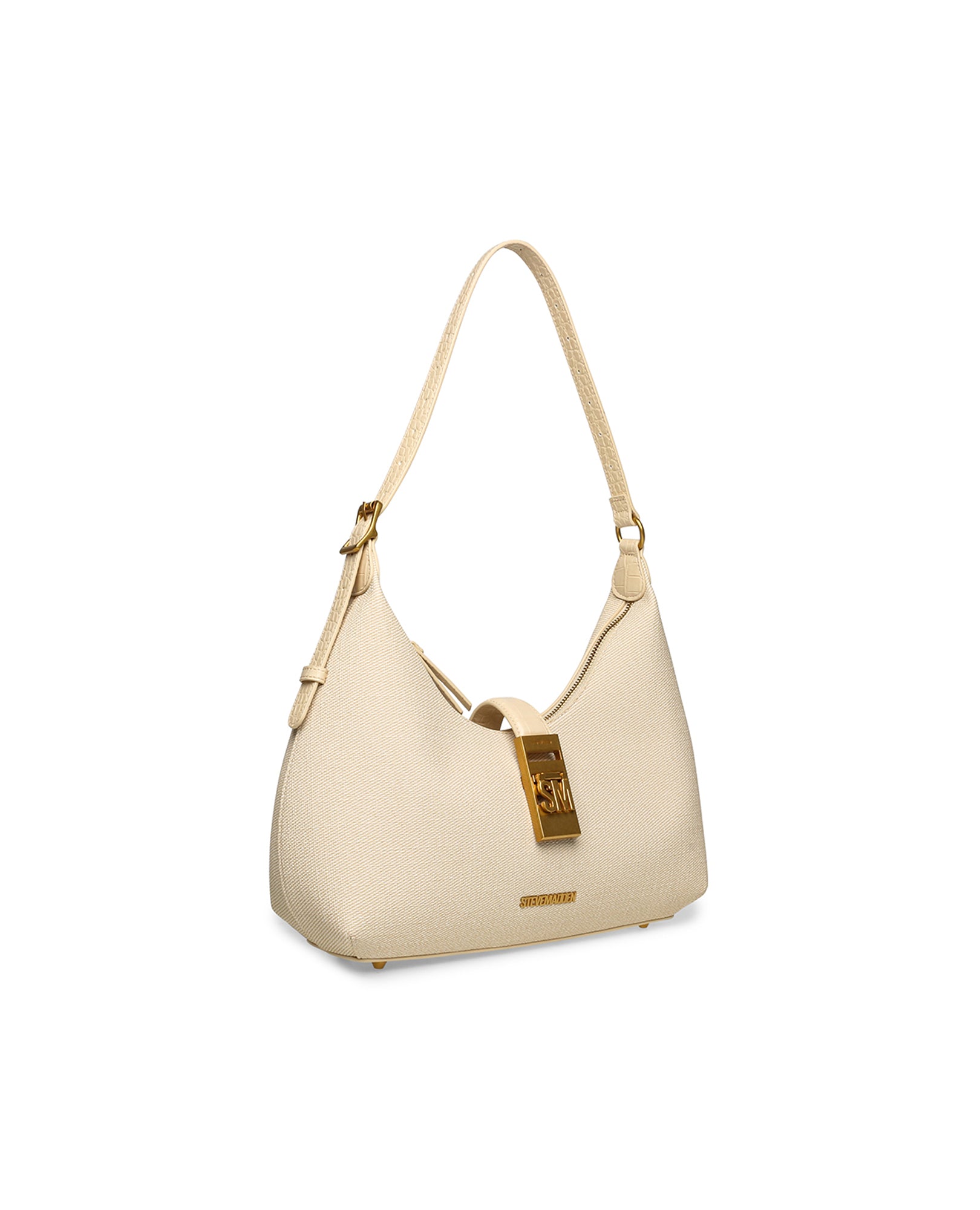 Mala de Ombro Bovie-E Bone/Gold Taupe-2