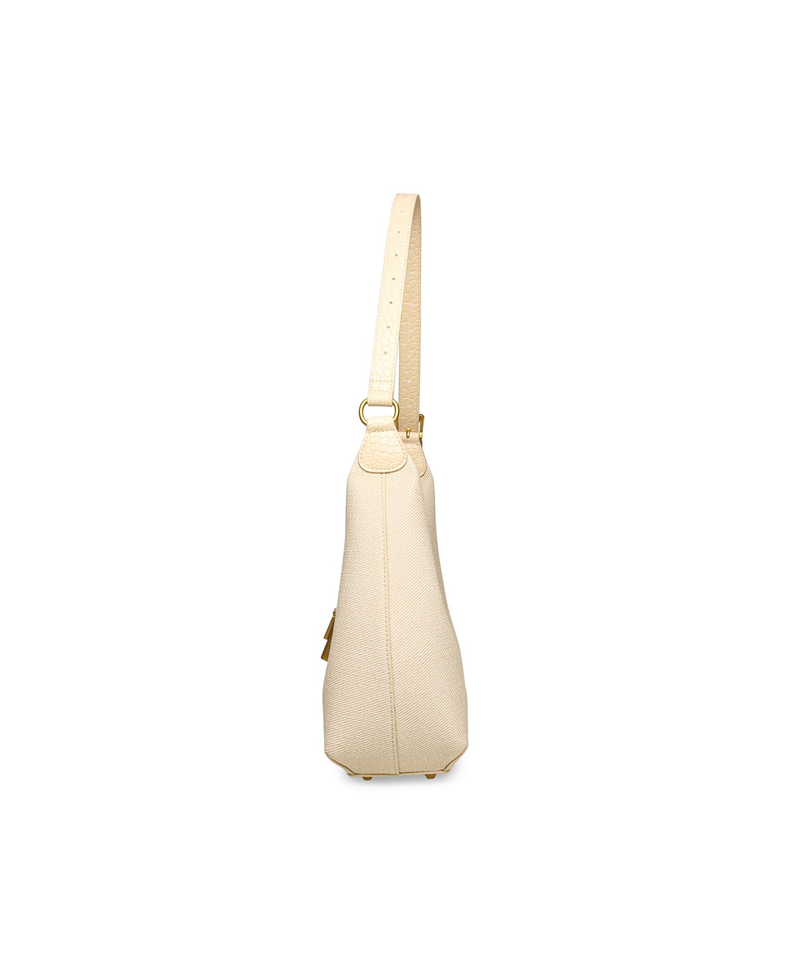Mala de Ombro Bovie-E Bone/Gold Taupe-4