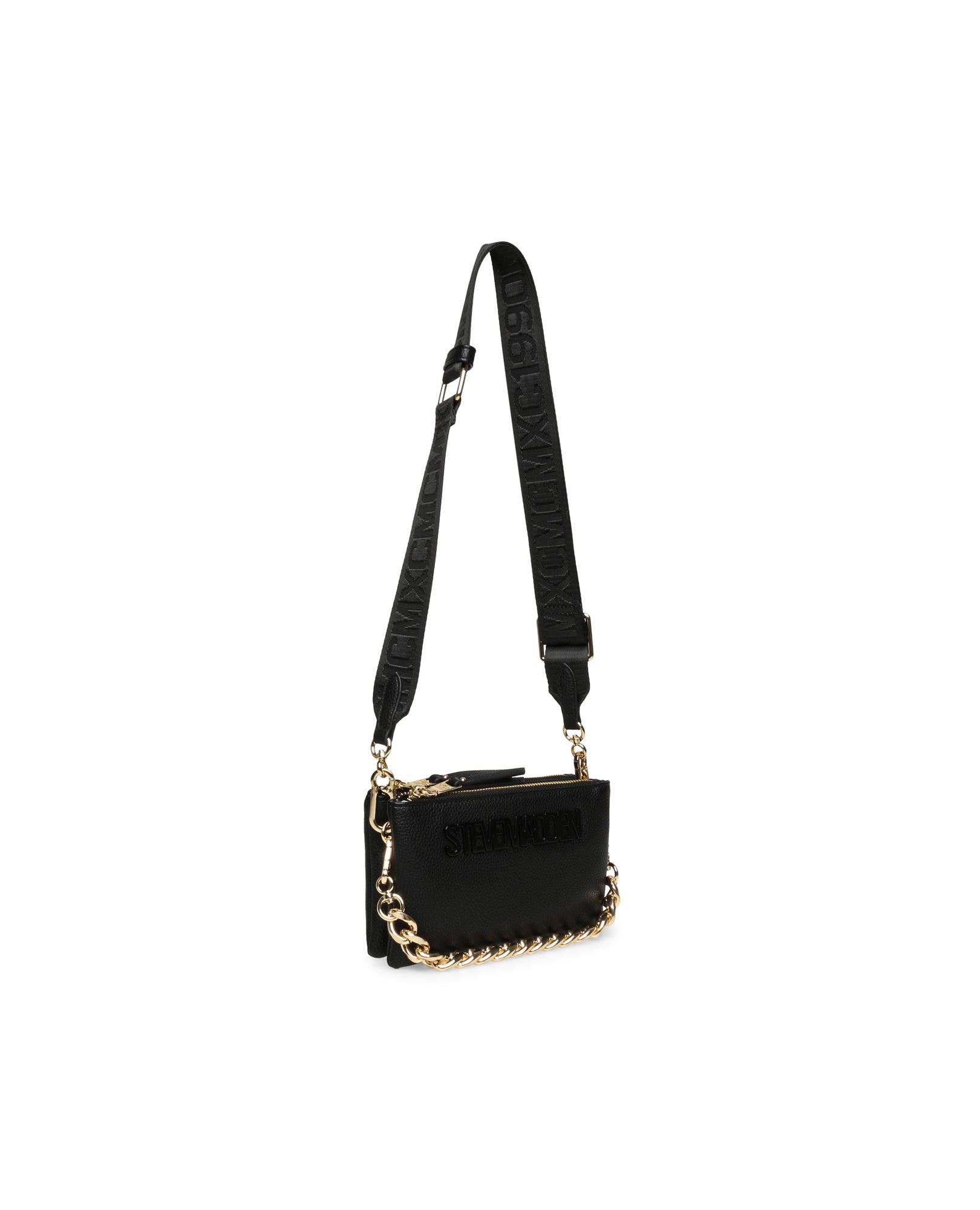 Mala a Tiracolo Bnicco Black/Gold Preto-2