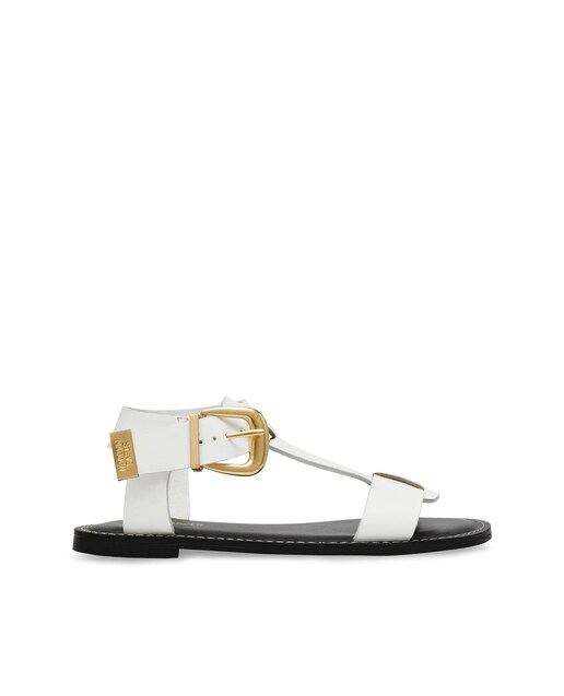 Imagem 0 de Sandálias Braelynn White Leather