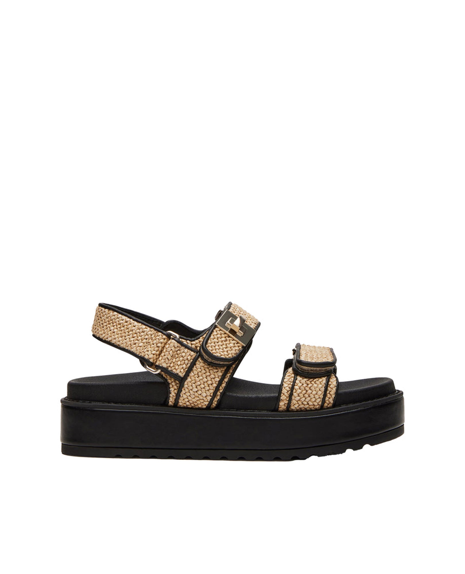 Sandálias Rasas Bigmona Preto / Beige Preto-1