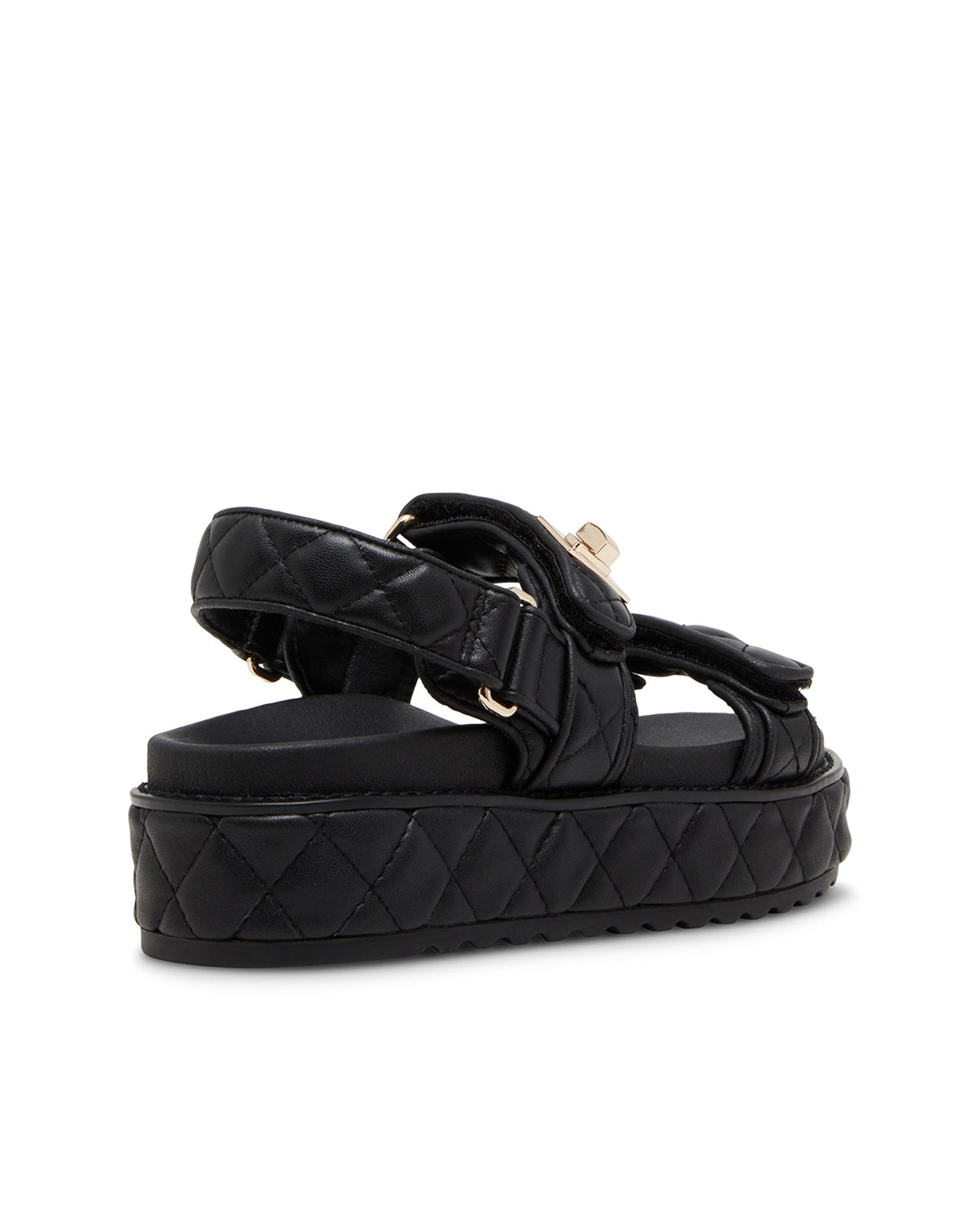 Sandálias Rasas Bigmona Preto Quilted Preto-3