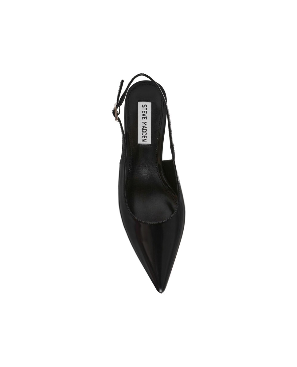 Mules de Salto Slingback Korra Preto Box Leather Preto-3