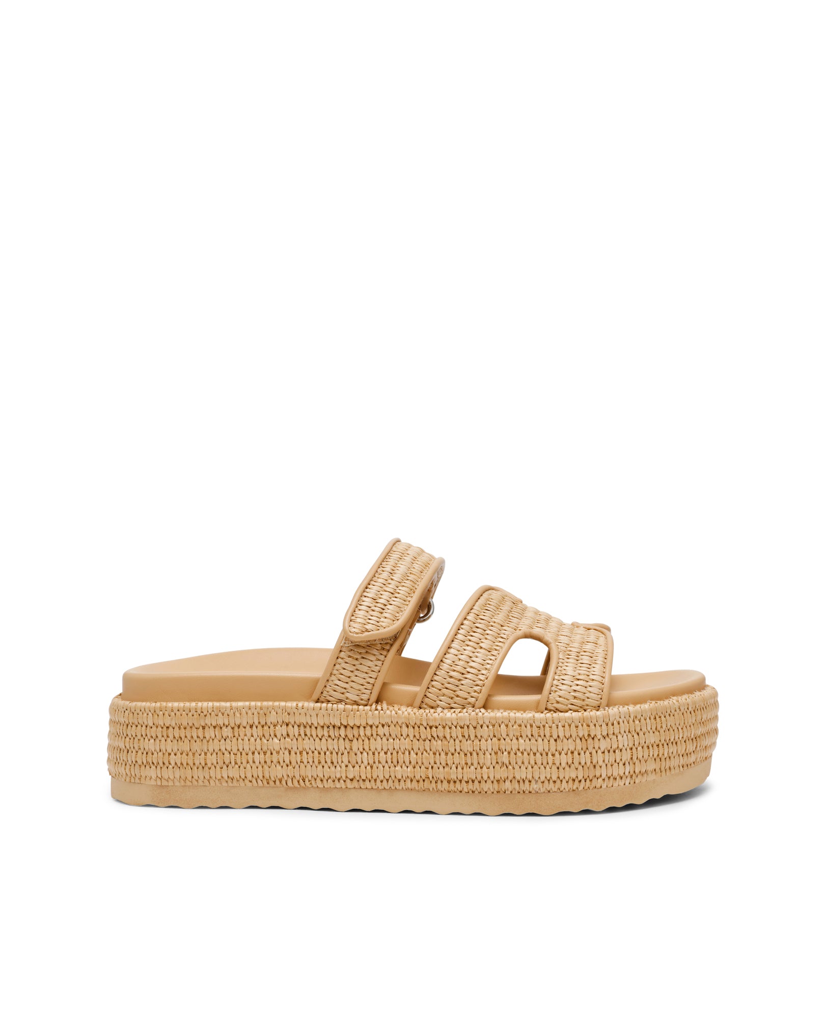 Sandálias Rasas Bigmissile Natural Raffia Castanho-claro-1