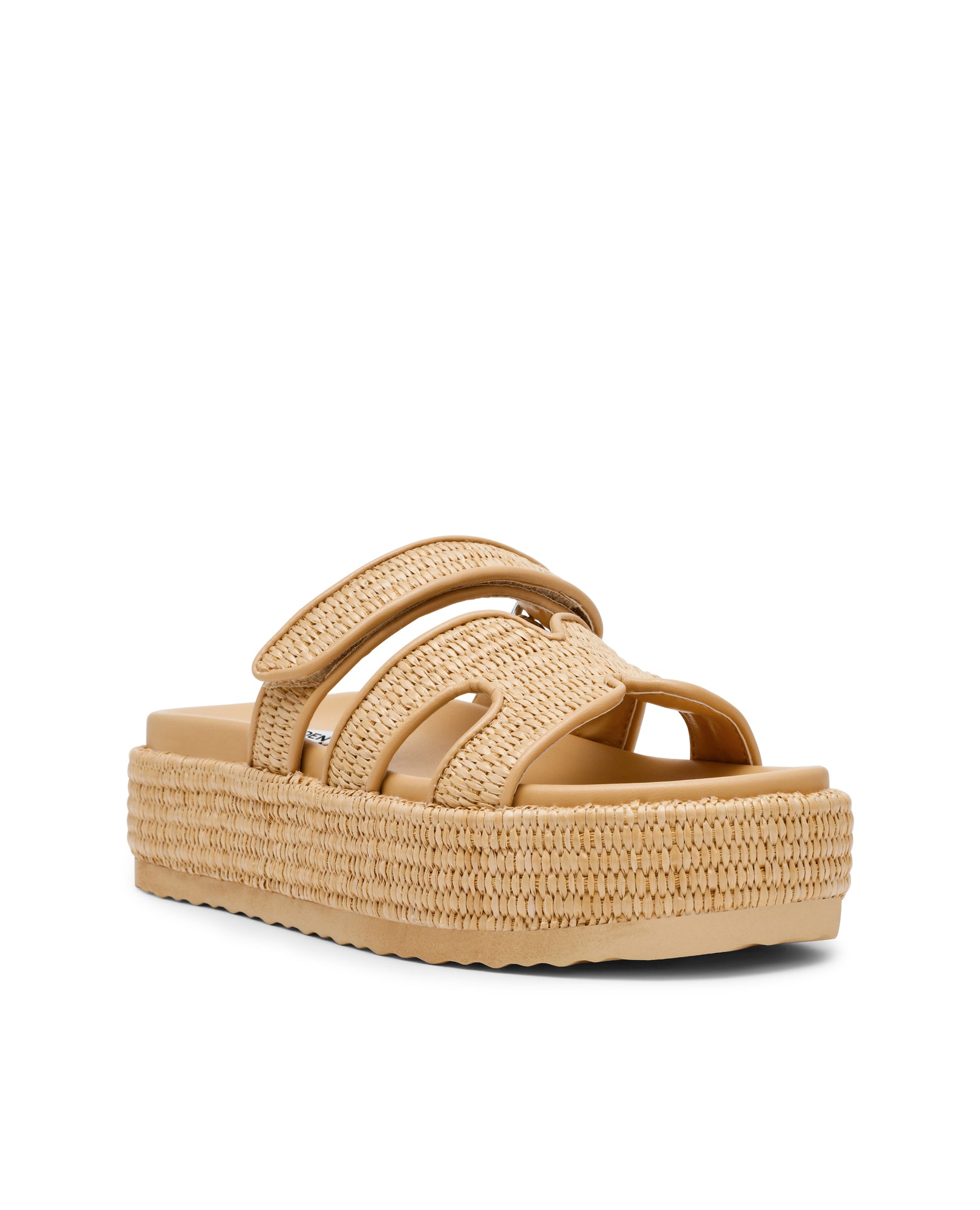 Sandálias Rasas Bigmissile Natural Raffia Castanho-claro-2